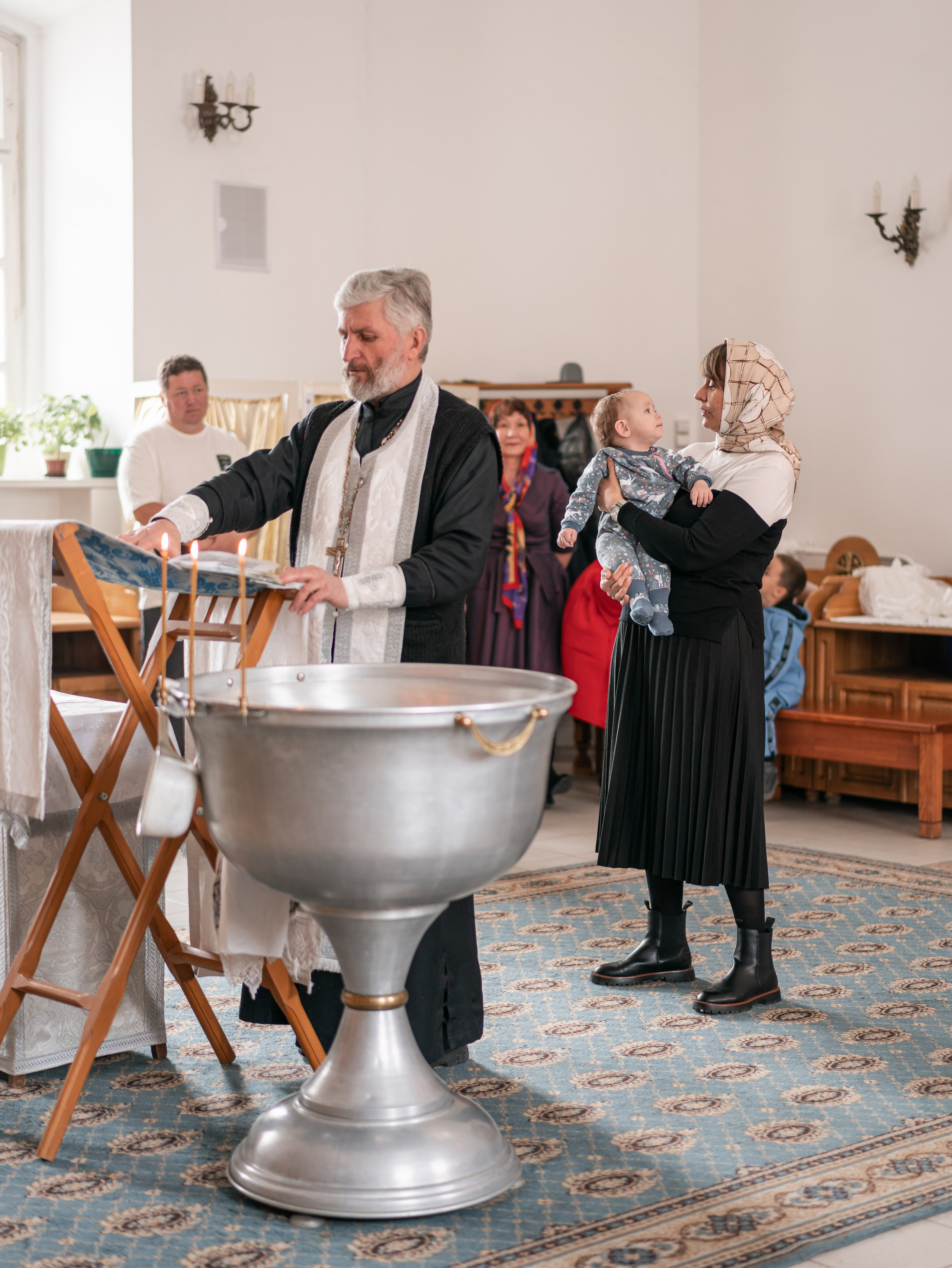 Крещение 16.03.24. Фотограф Москва