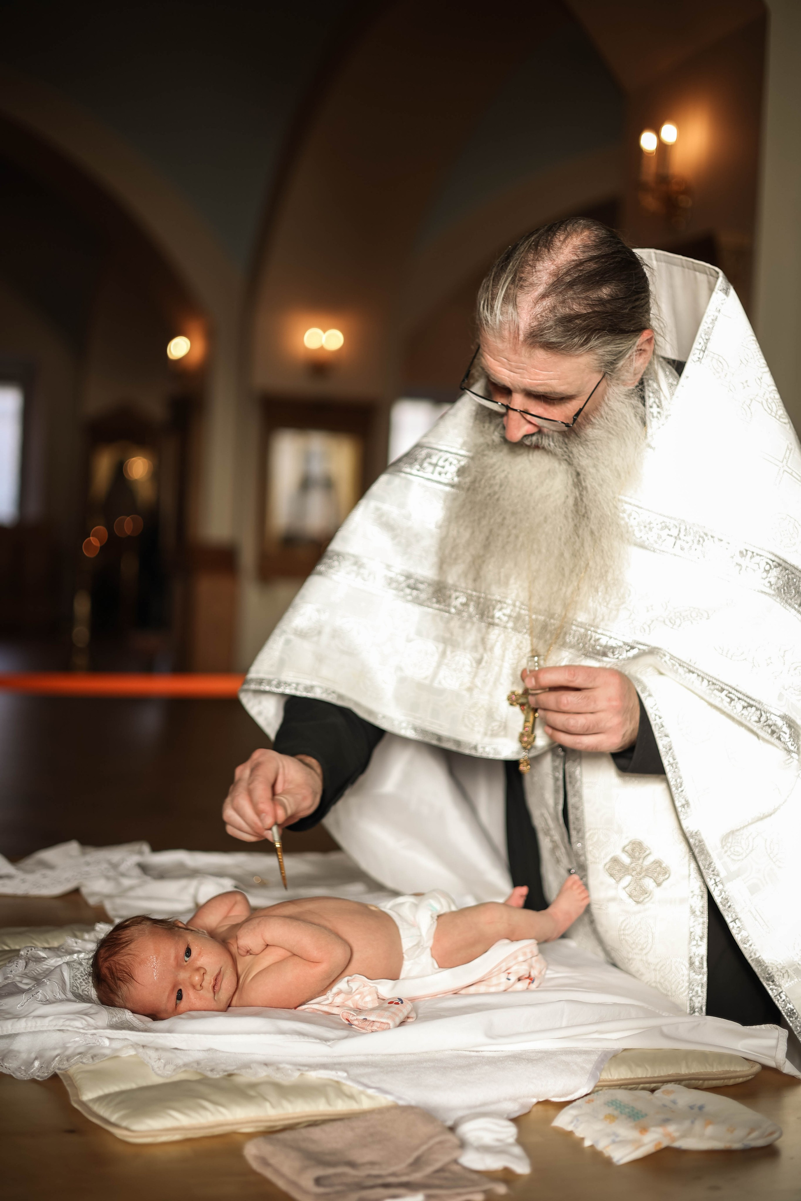 Крещение Вероники. Фотограф Анастасия Кувшинова Москва