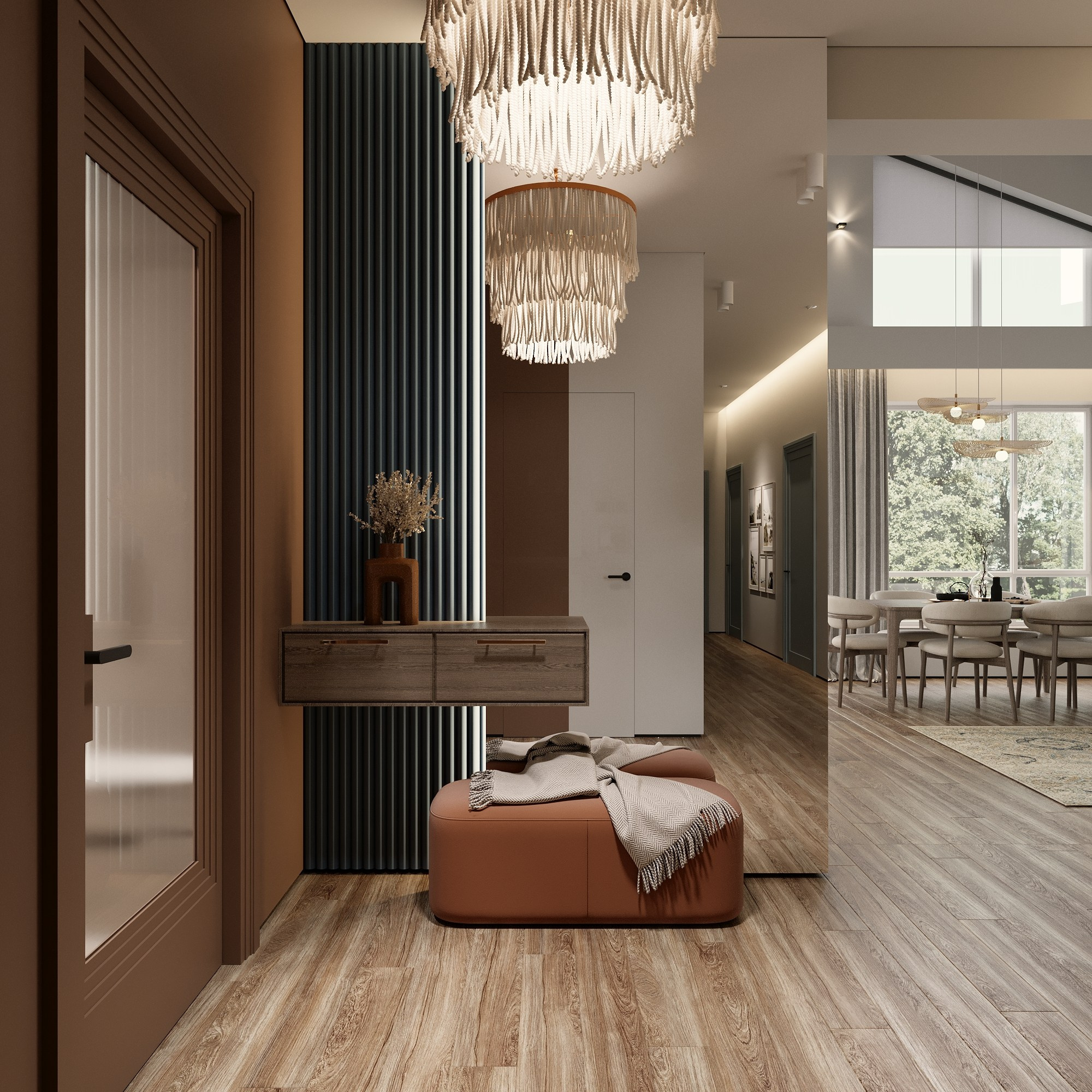 Загородный дом 150 м². Дизайнер интерьера Еремина Юлия