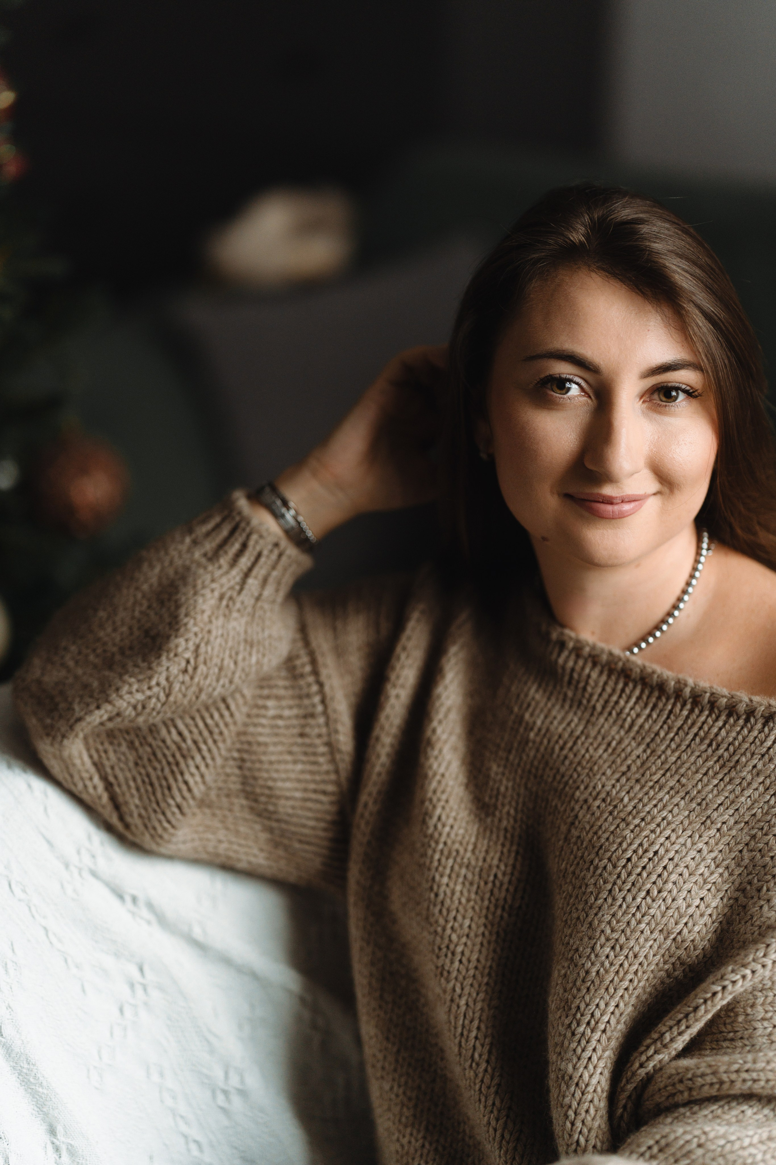 Новогодняя домашняя фотосессия Юна, Влад и Кирочка. Фотограф Москва. Екатерина Дударевич