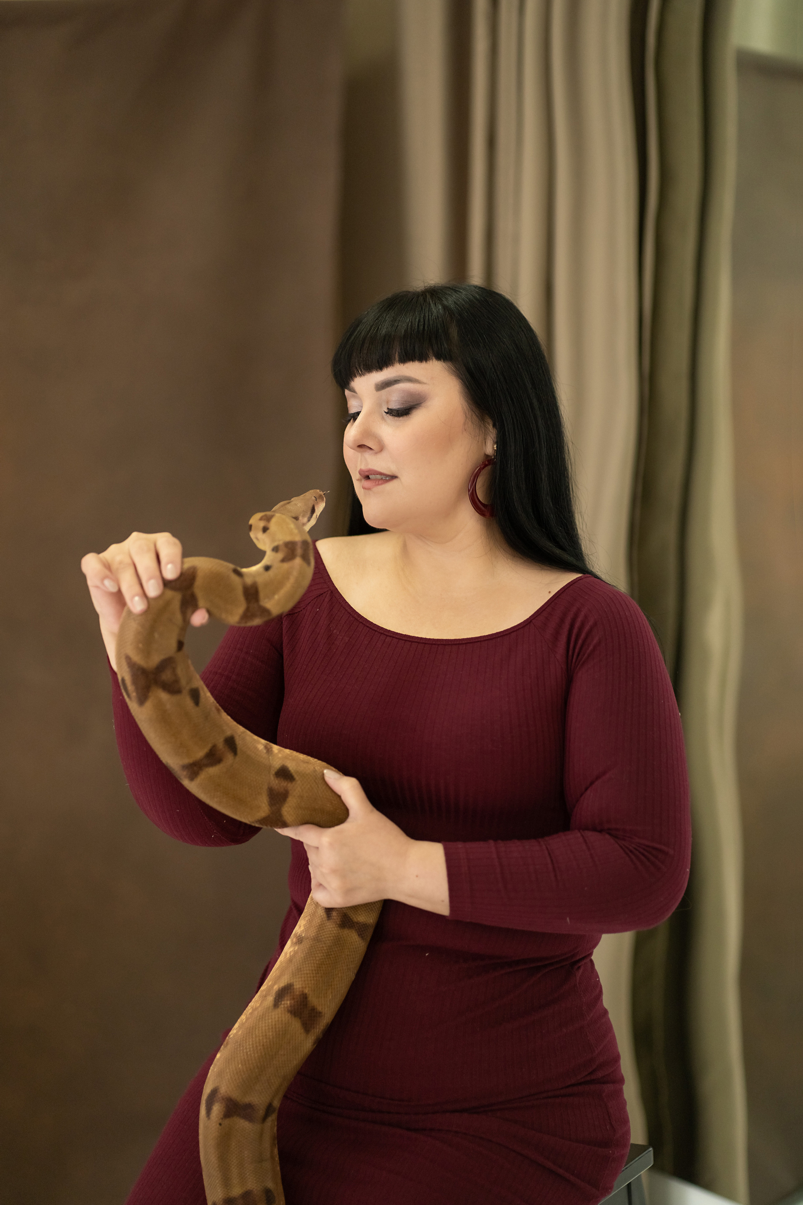 Екатерина и Нагайна. Фотограф Татьяна Митрофанова