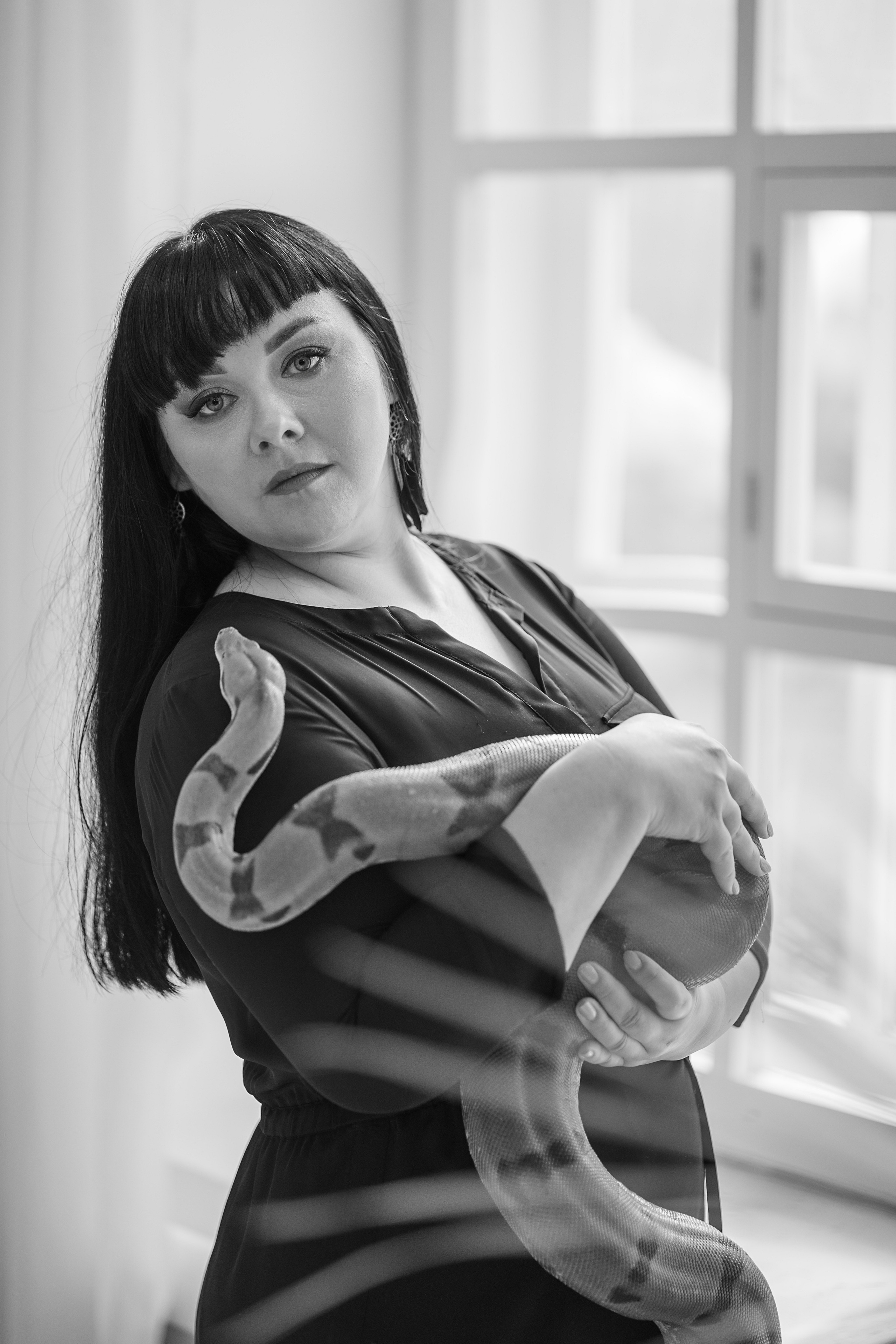 Екатерина и Нагайна. Фотограф Татьяна Митрофанова