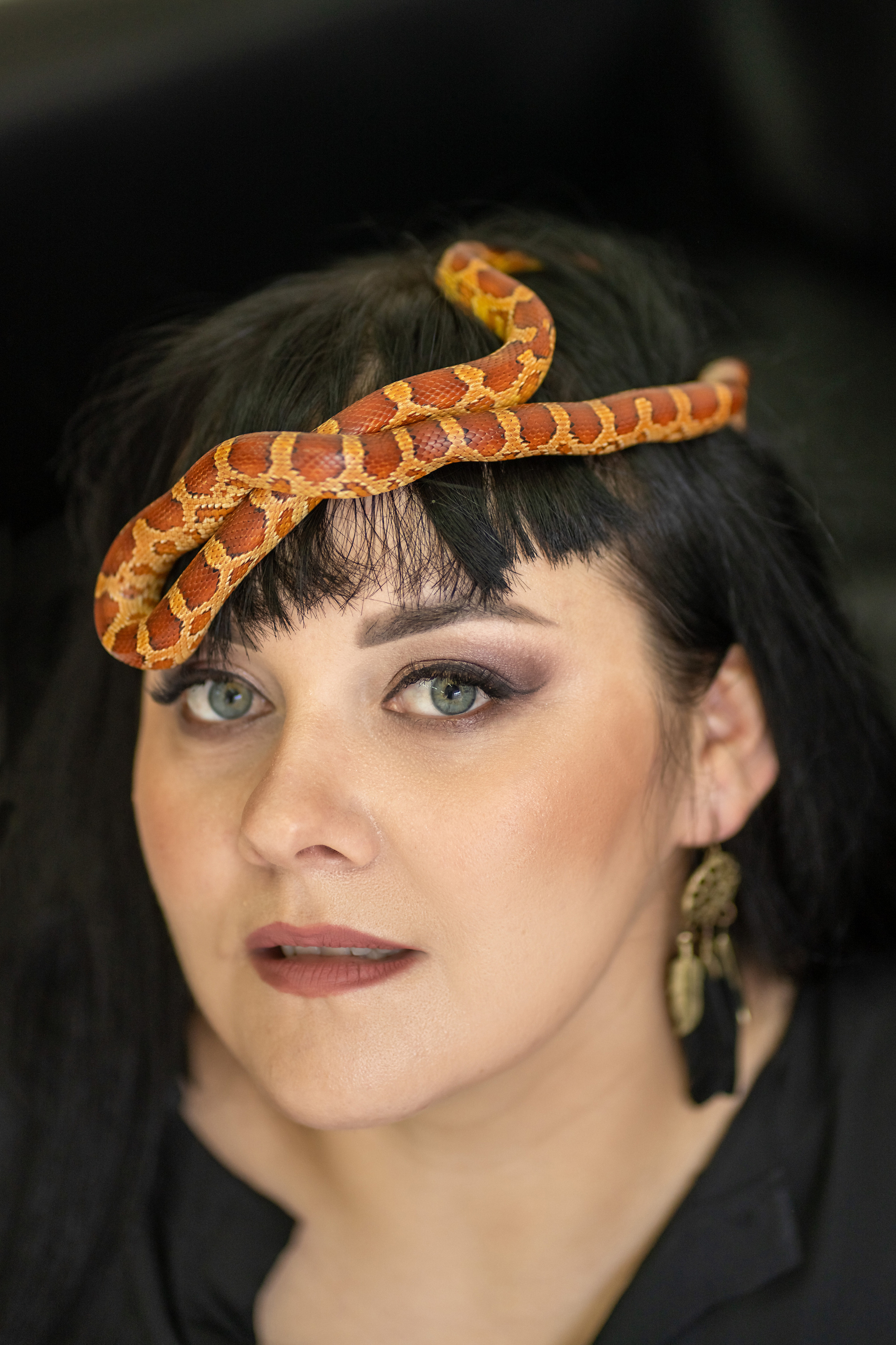 Екатерина и Нагайна. Фотограф Татьяна Митрофанова