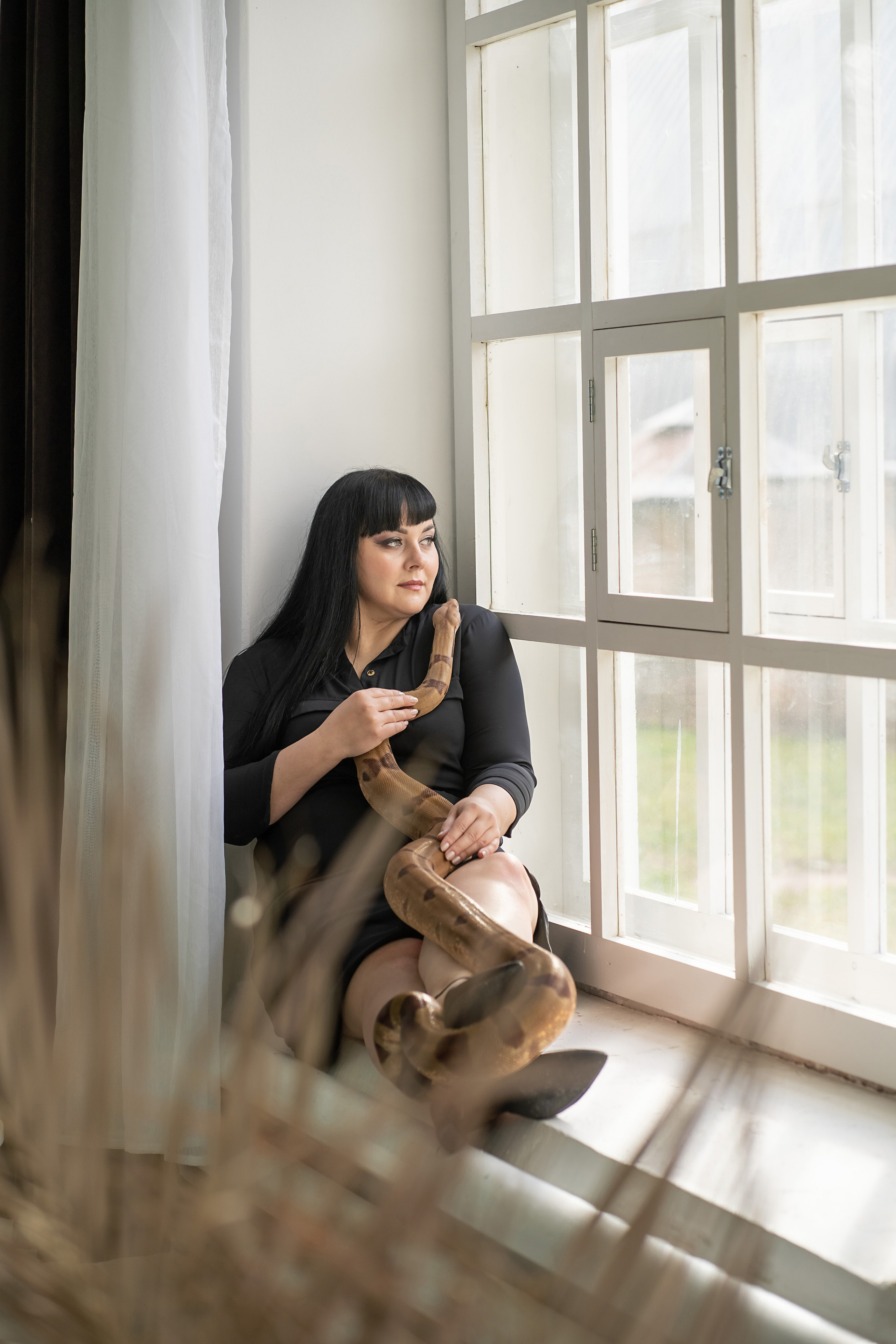 Екатерина и Нагайна. Фотограф Татьяна Митрофанова