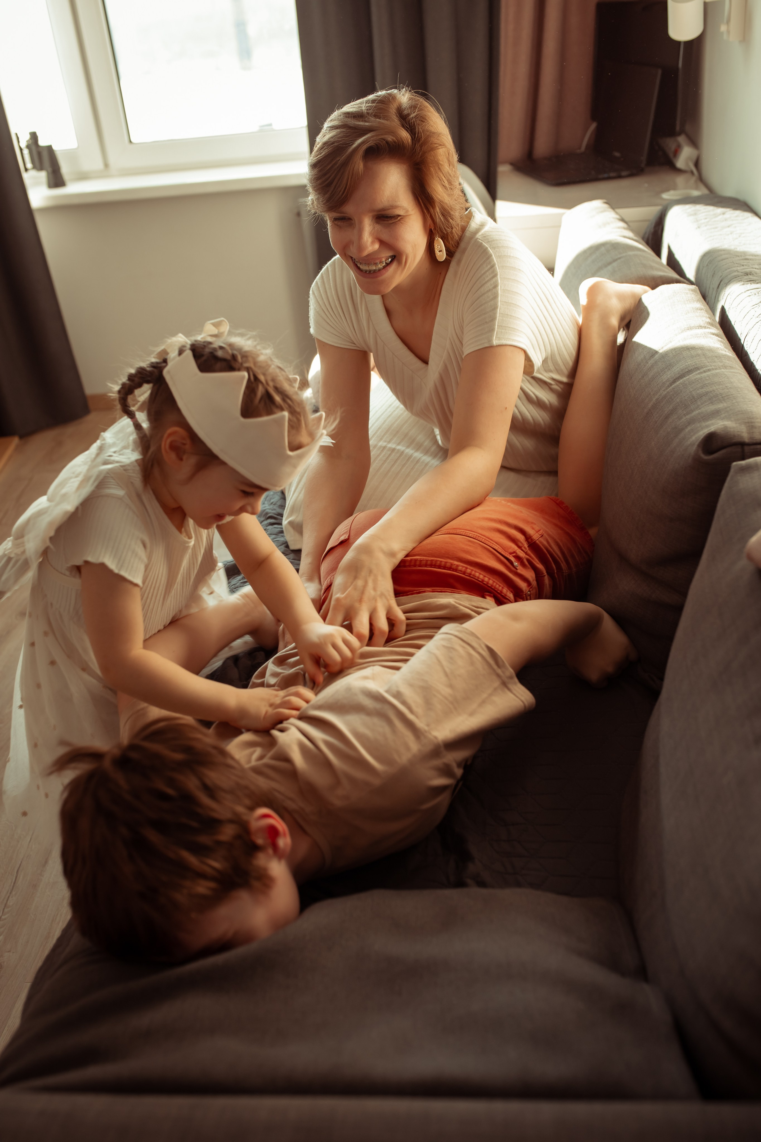 Александра, Максим, Евгений и Ксюша. Семейный и детский фотограф в Москве Дорогова Екатерина