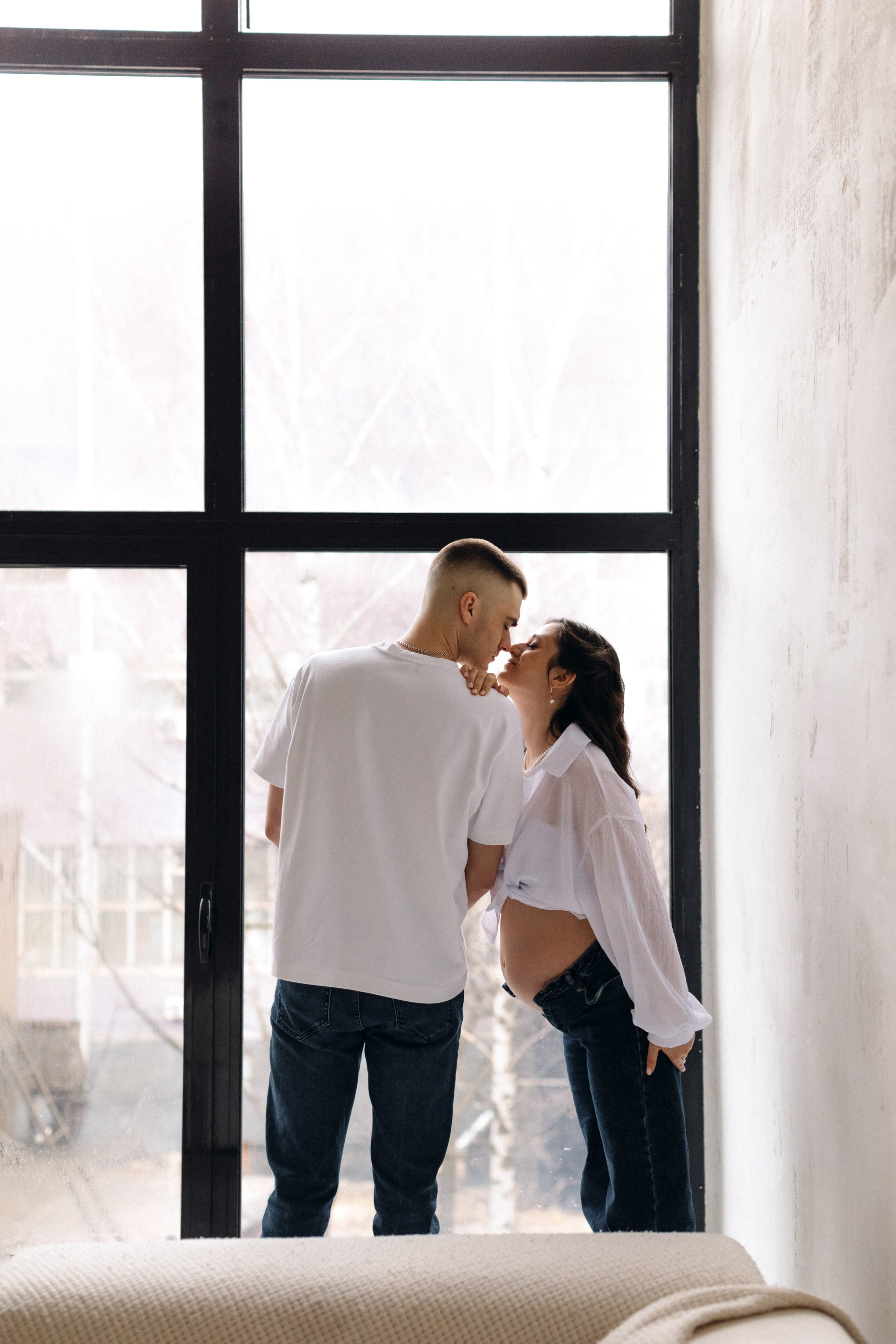 Анастасия. Уютная фотосессия беременности. Фотограф в Москве Ольга Сатони