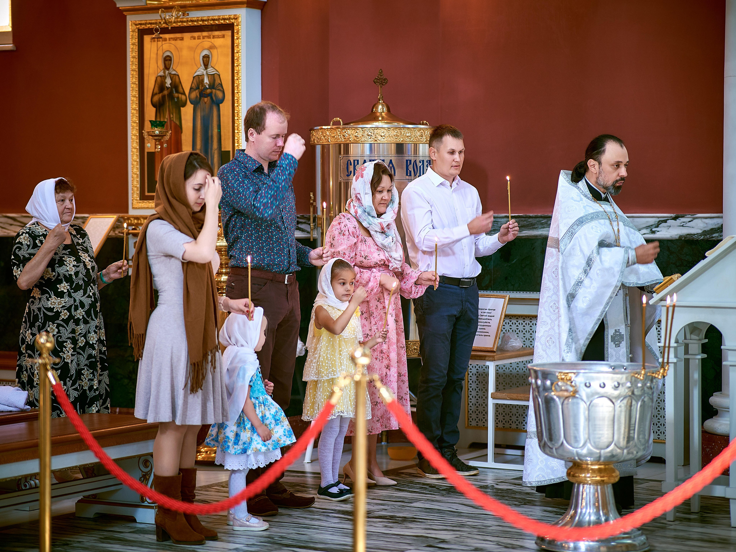 Крещение Кристины | Храм «Спас на Каменке». Свадебный фотограф в Санкт-Петербурге Славин Денис