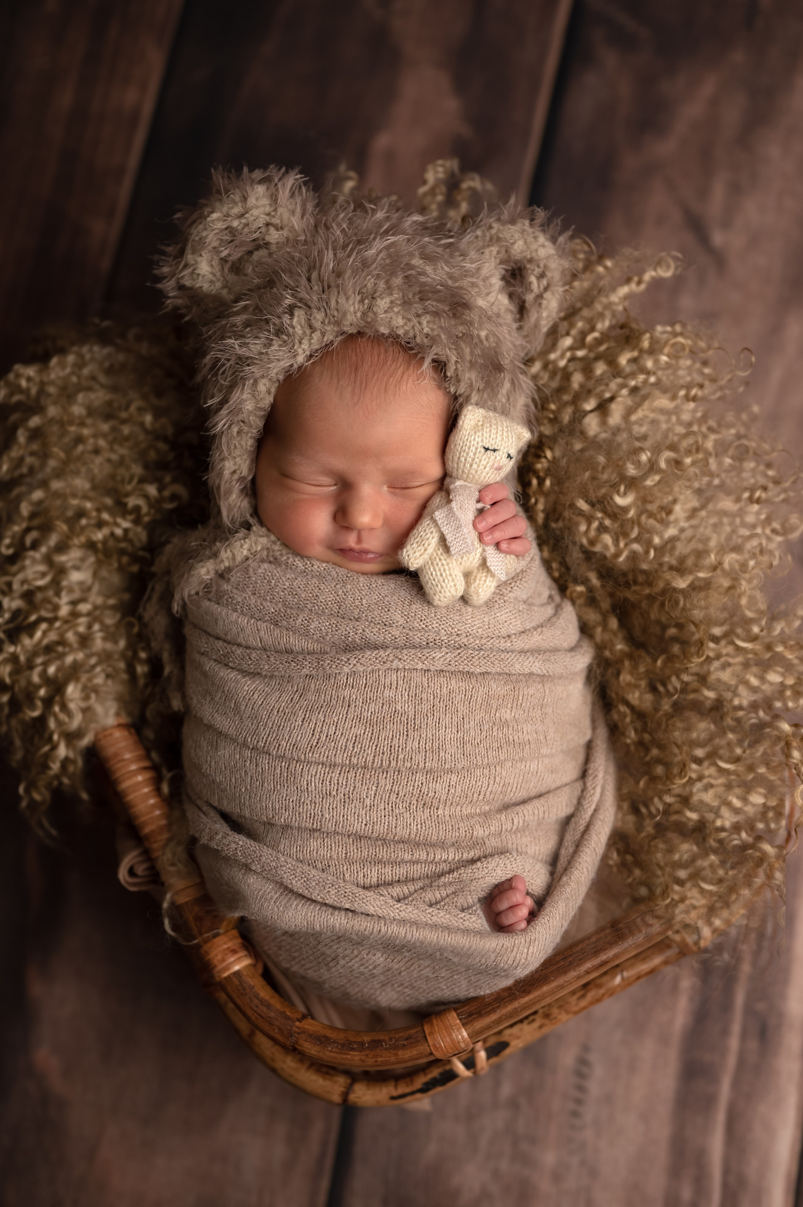 Классический ньюборн. Фотограф новорождённых Ольга Ушакова Москва