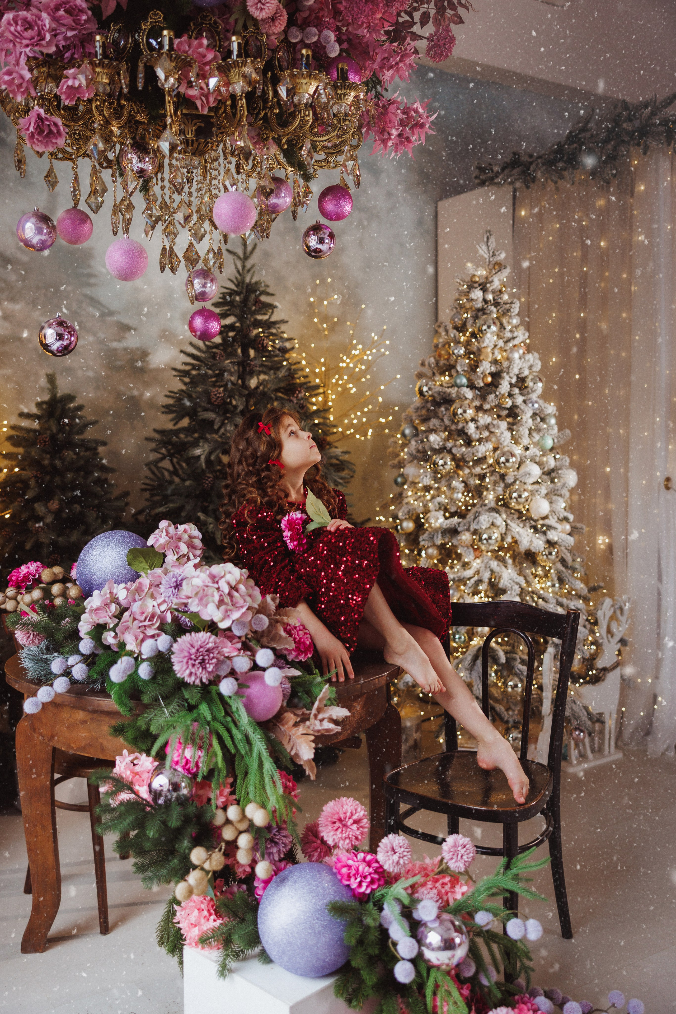 Новогодняя фотосессия в фотостудии «Океан», город Краснодар. Семейный и детский фотограф в Краснодаре Анна Трашкова