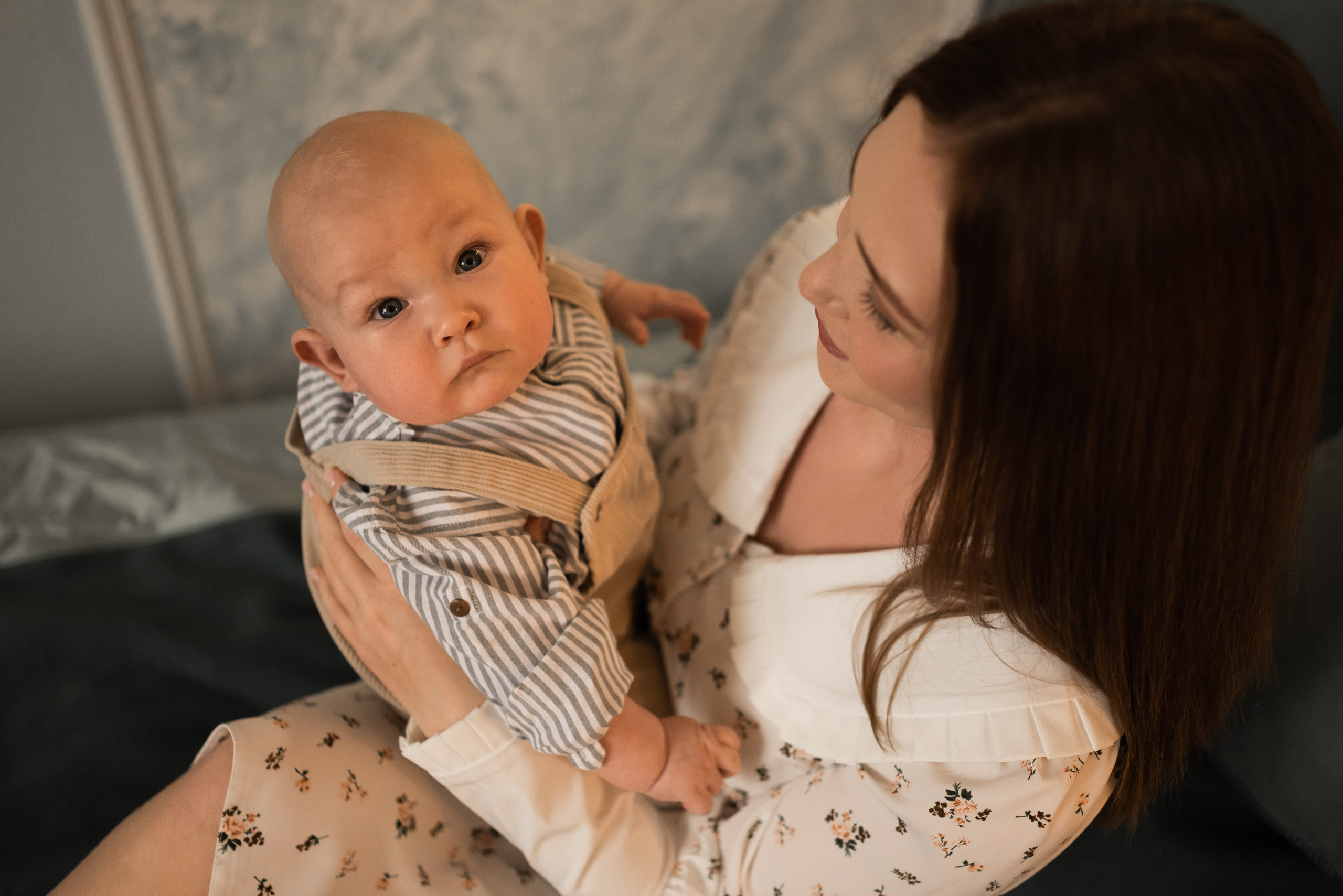 Загородная фотосессия 6 месяцев малышу. Фотограф Ксения Огородова портфолио