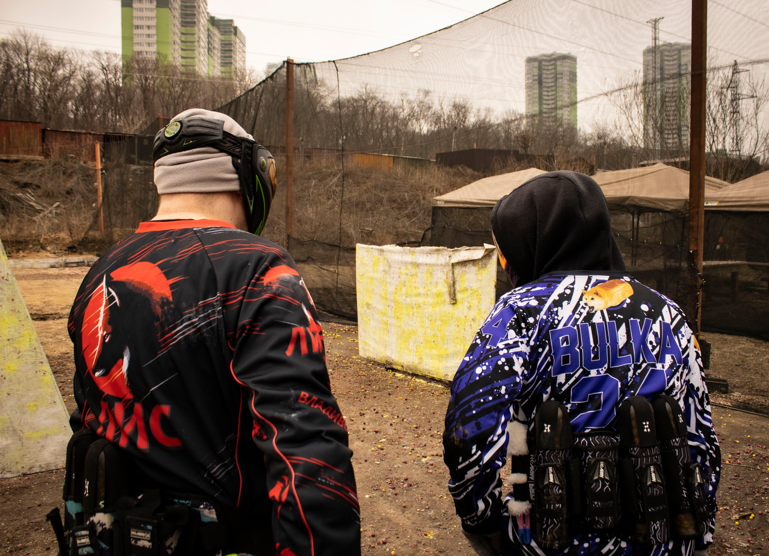 Турнир на кубок Федерации пейнтбола 6 апреля 2024 г. Фотограф г. Владивосток