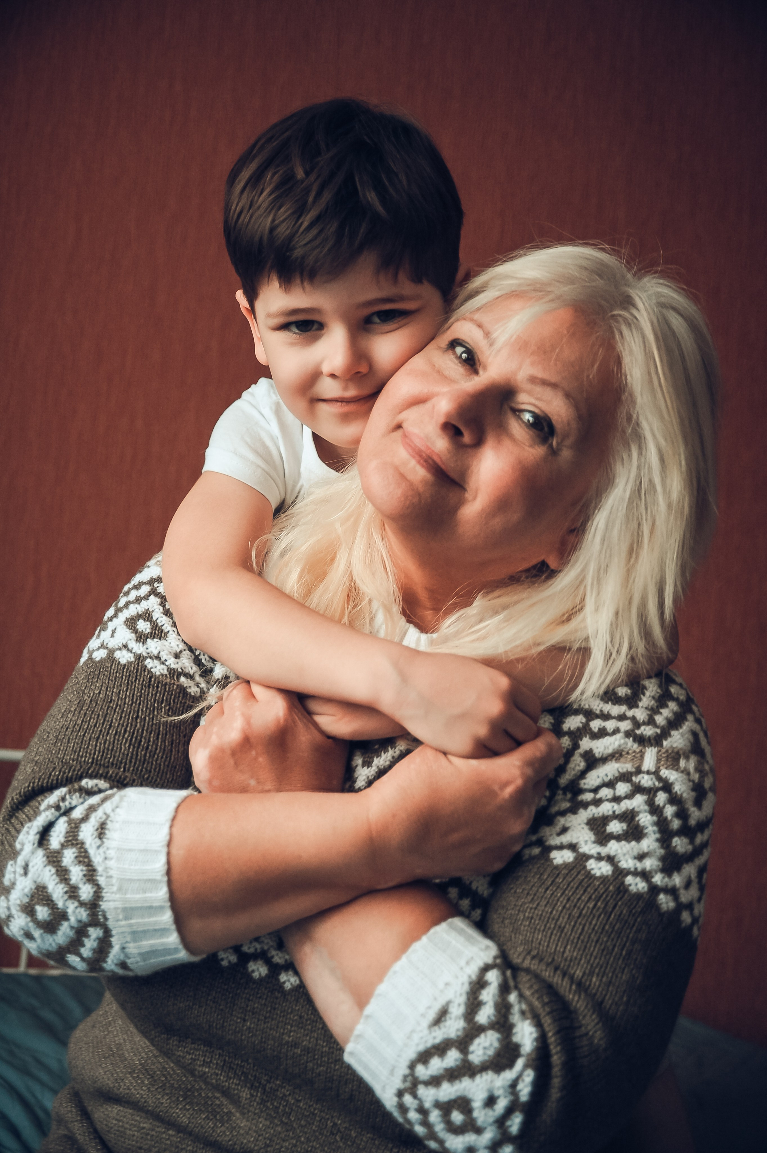 С бабушкой. Фотограф, визажист. Москва