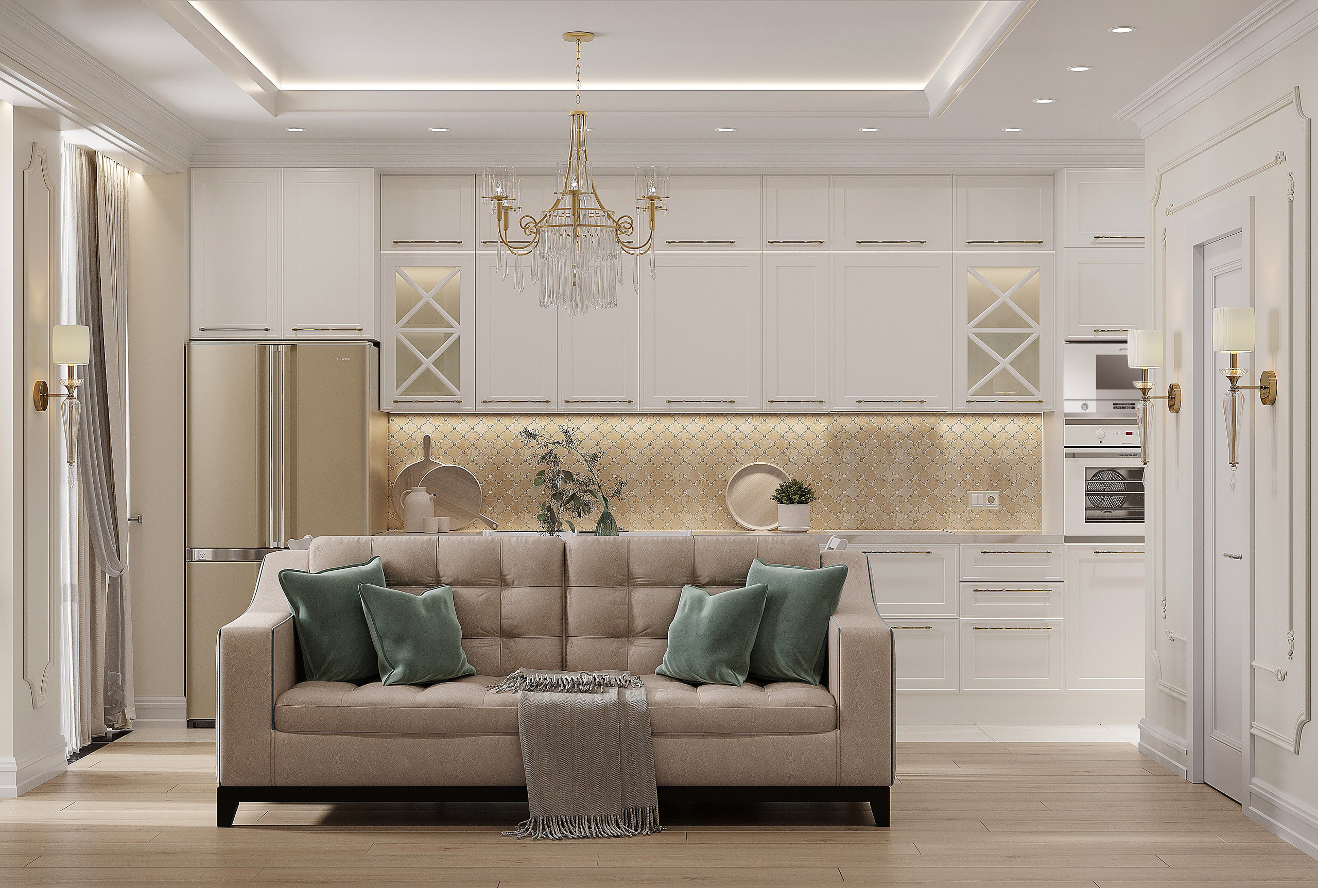 ЖК ЭНИТЕО, 71 м² | МОСКВА. Design interior-Samsonyan R