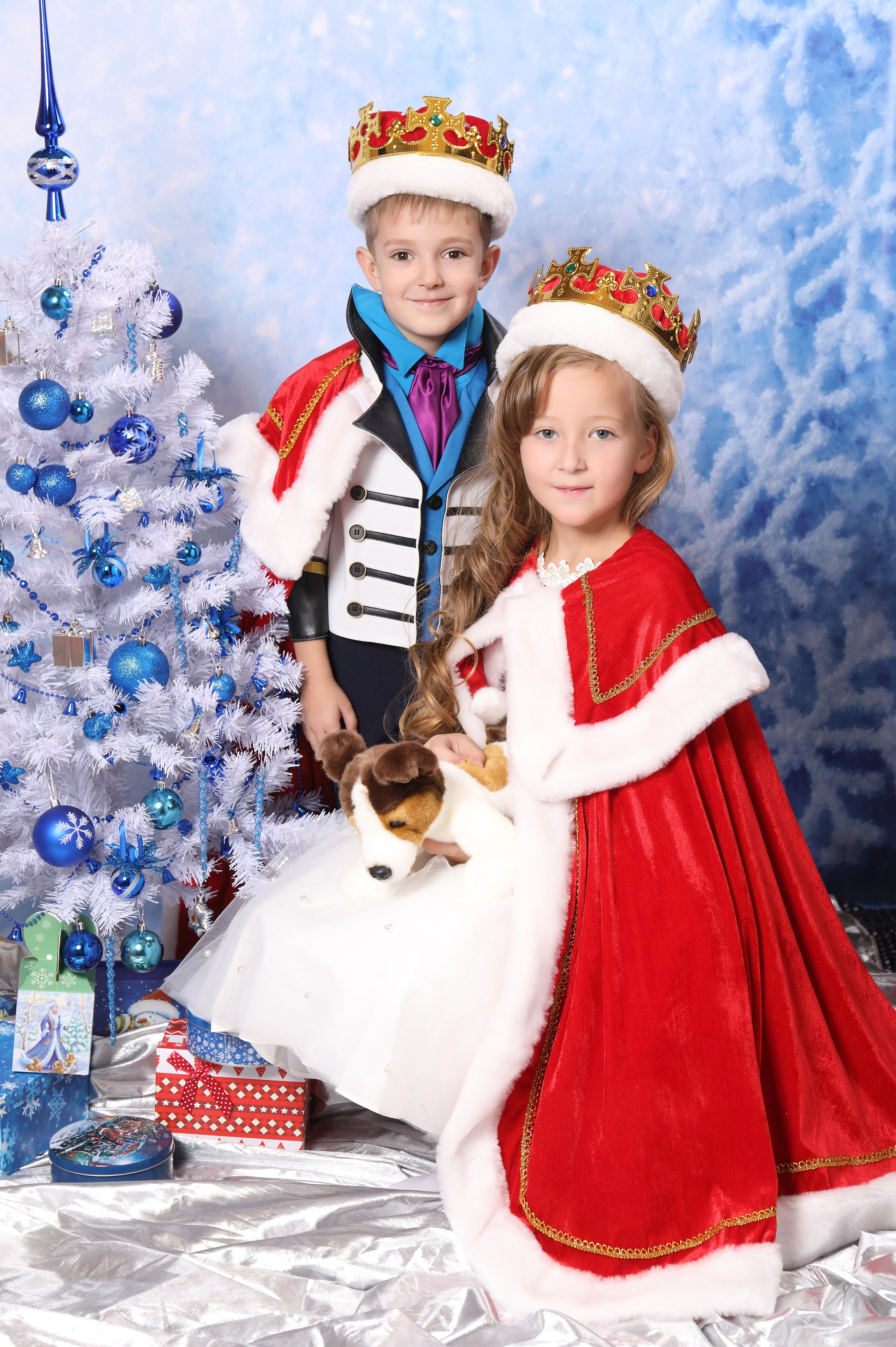 Морозный замок. Детская выездная фотостудия