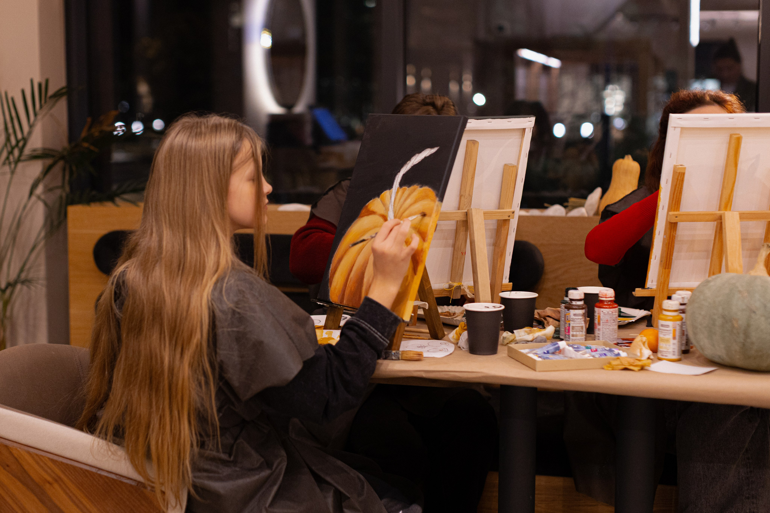 МК Тыква в кафе Здрасте. Анастасия Ракчеева Художник