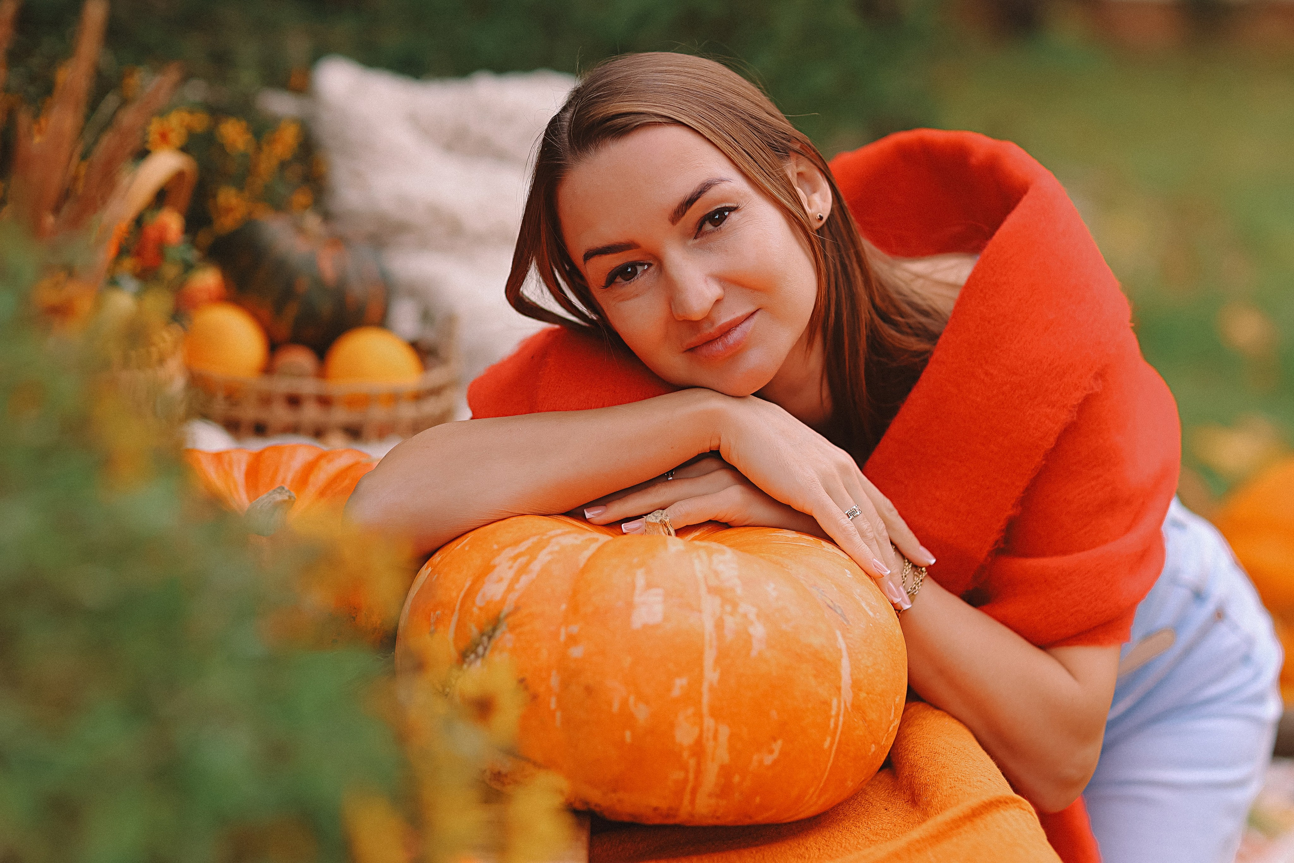 Тыквы. Семейный фотограф Тюмень, фотограф на роды Салмина Мария