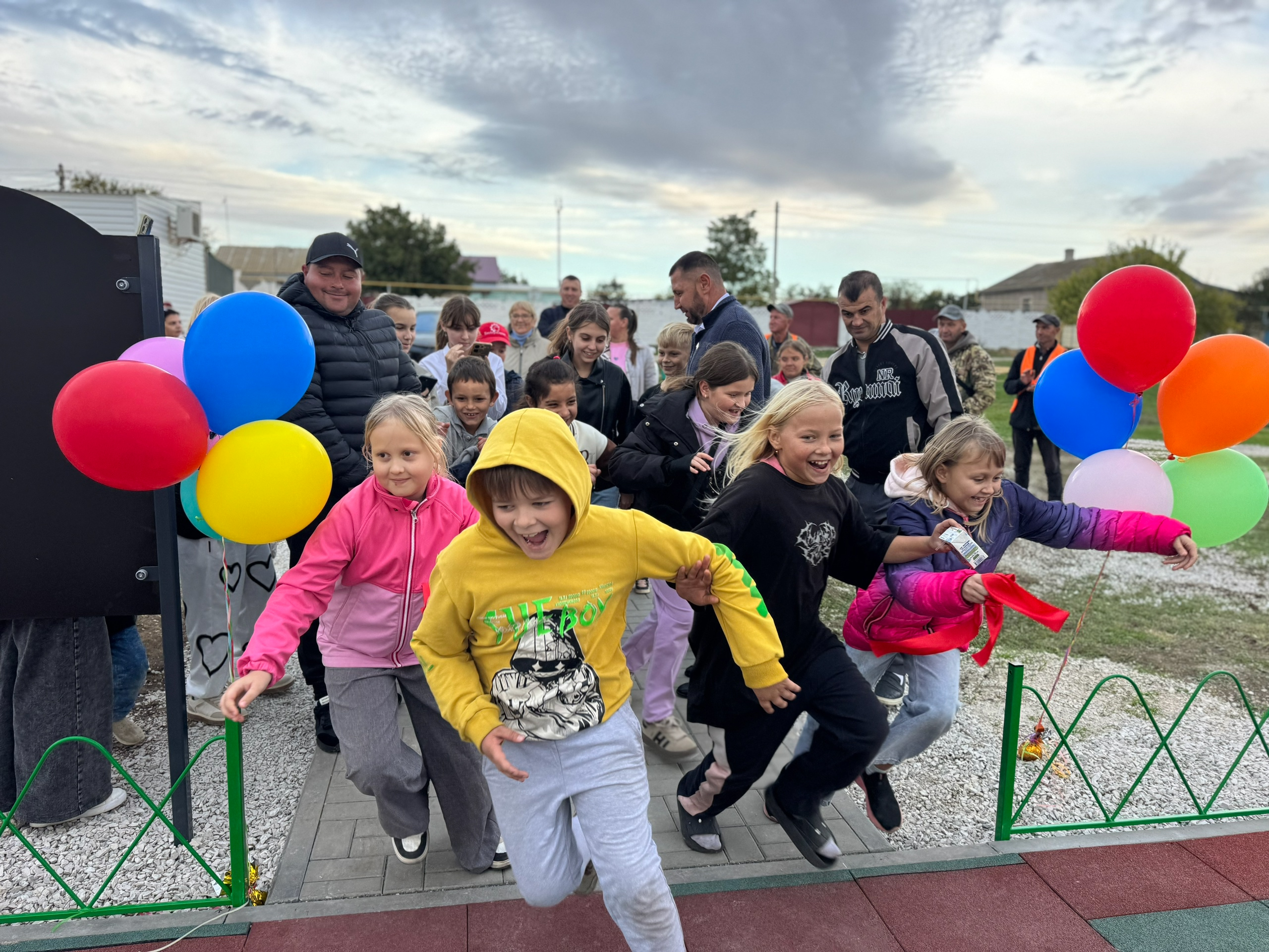 ДИП с. Желтокаменка ул. Огородная, открытие площадки