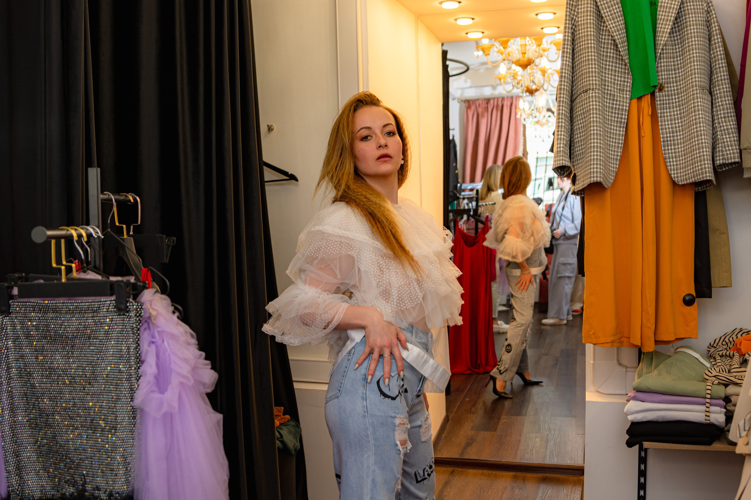 Шопинг со стилистом. Портретный фотограф в Санкт-Петербурге Дмитриева Наталия