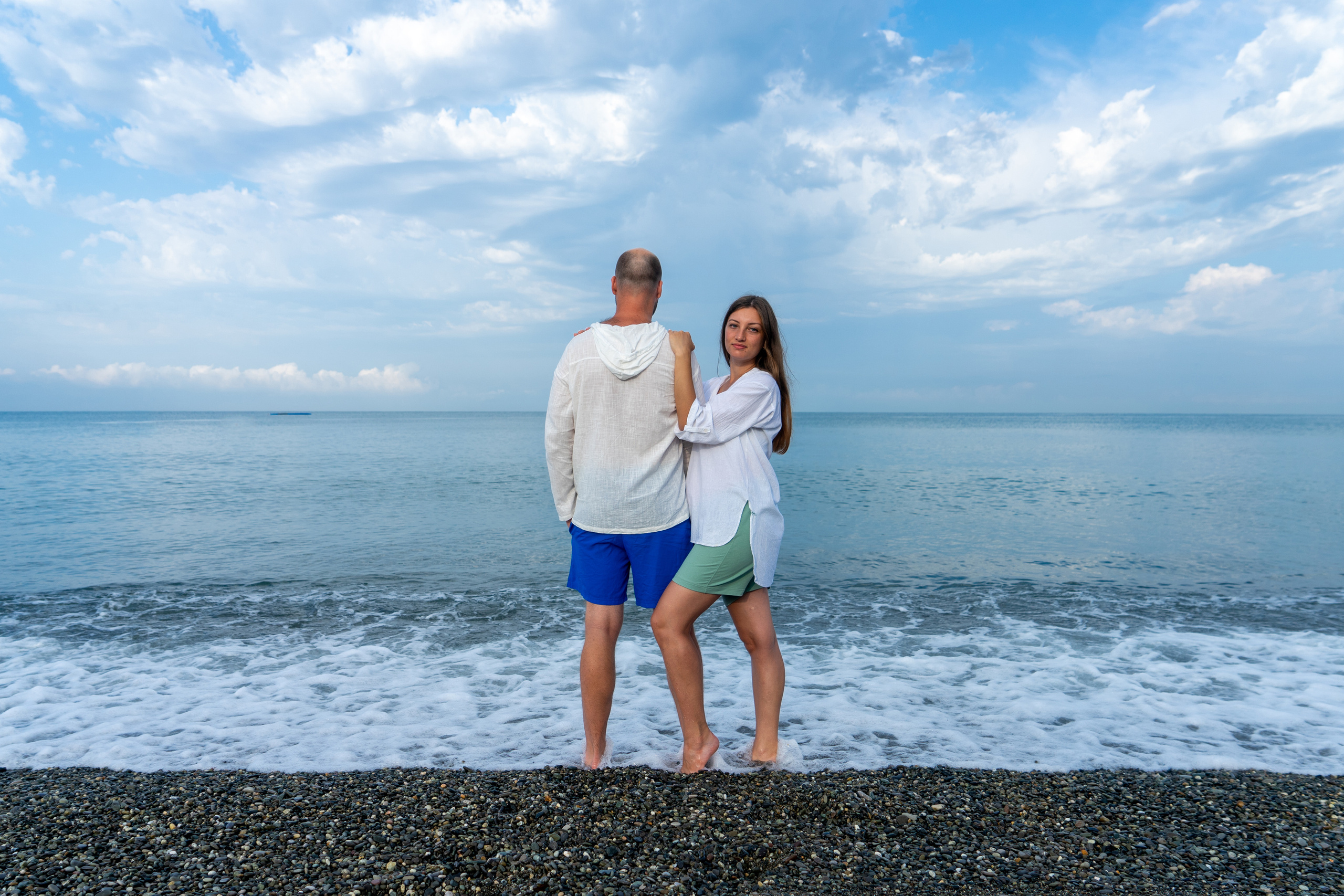 Красивая фотосессия пары. Фотограф в Сочи Тиунова Маргарита и Тиунов Евгений