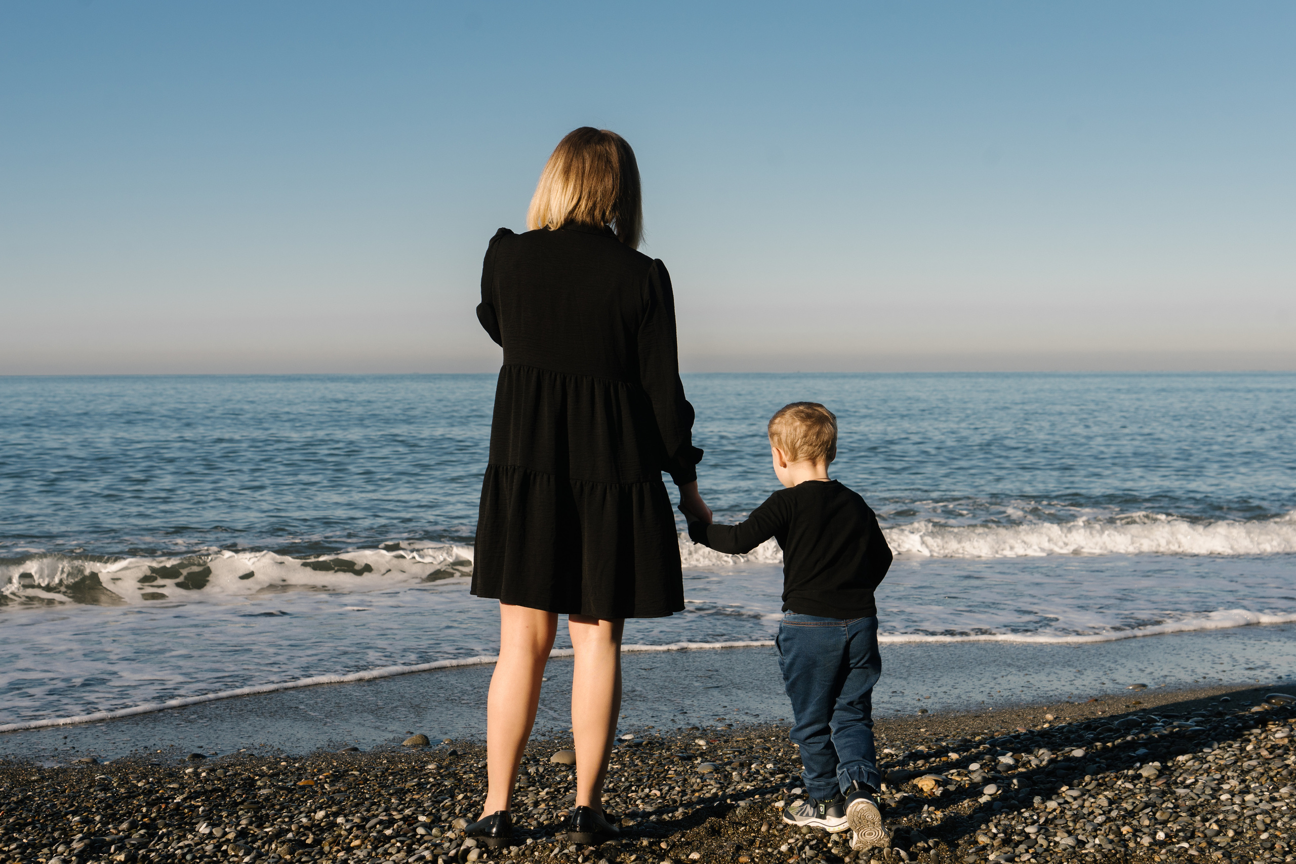 Семейная фотосессия на море. Фотограф в Сочи Тиунова Маргарита и Тиунов Евгений