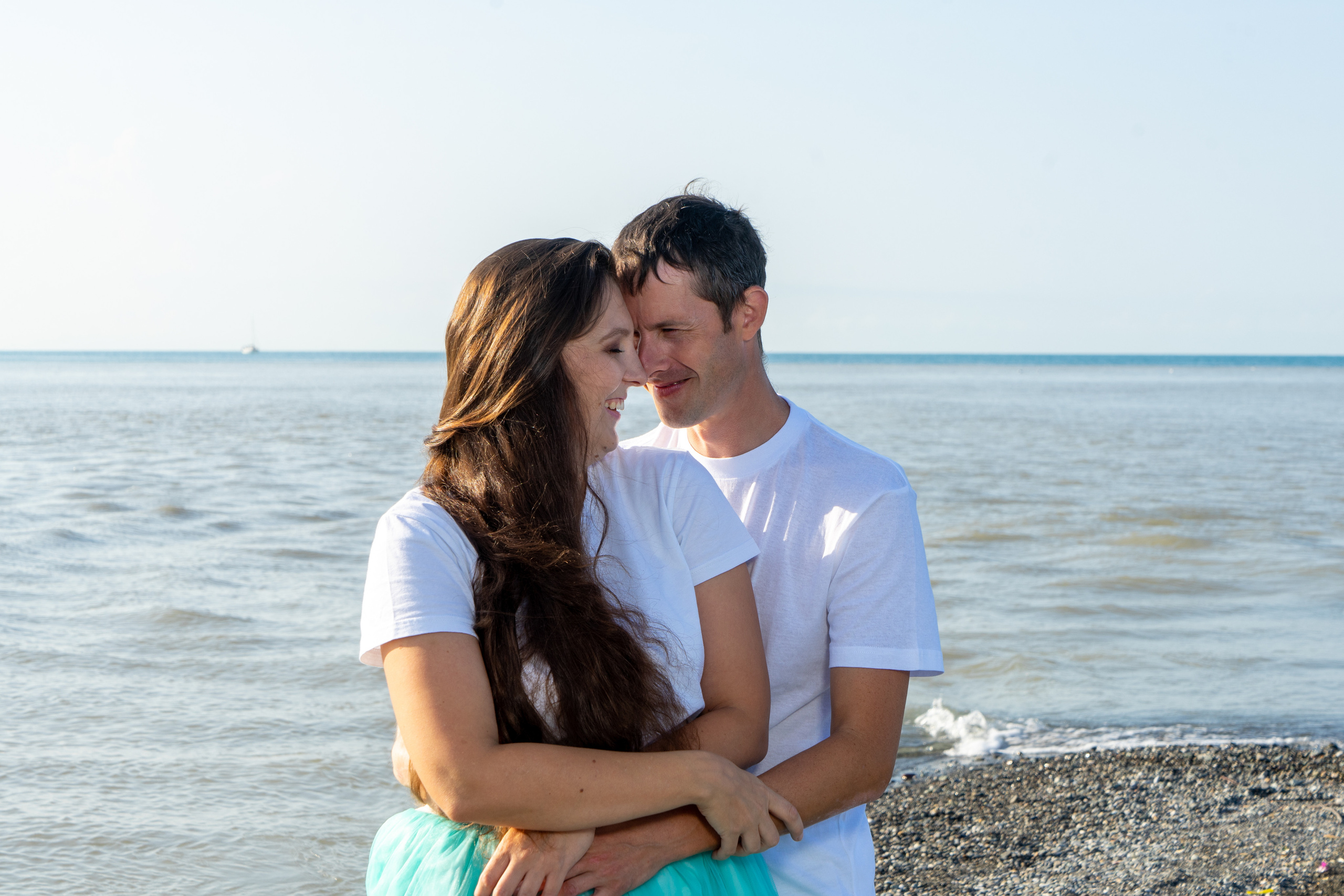 Семейная фотосессия на море. Фотограф в Сочи Тиунова Маргарита и Тиунов Евгений
