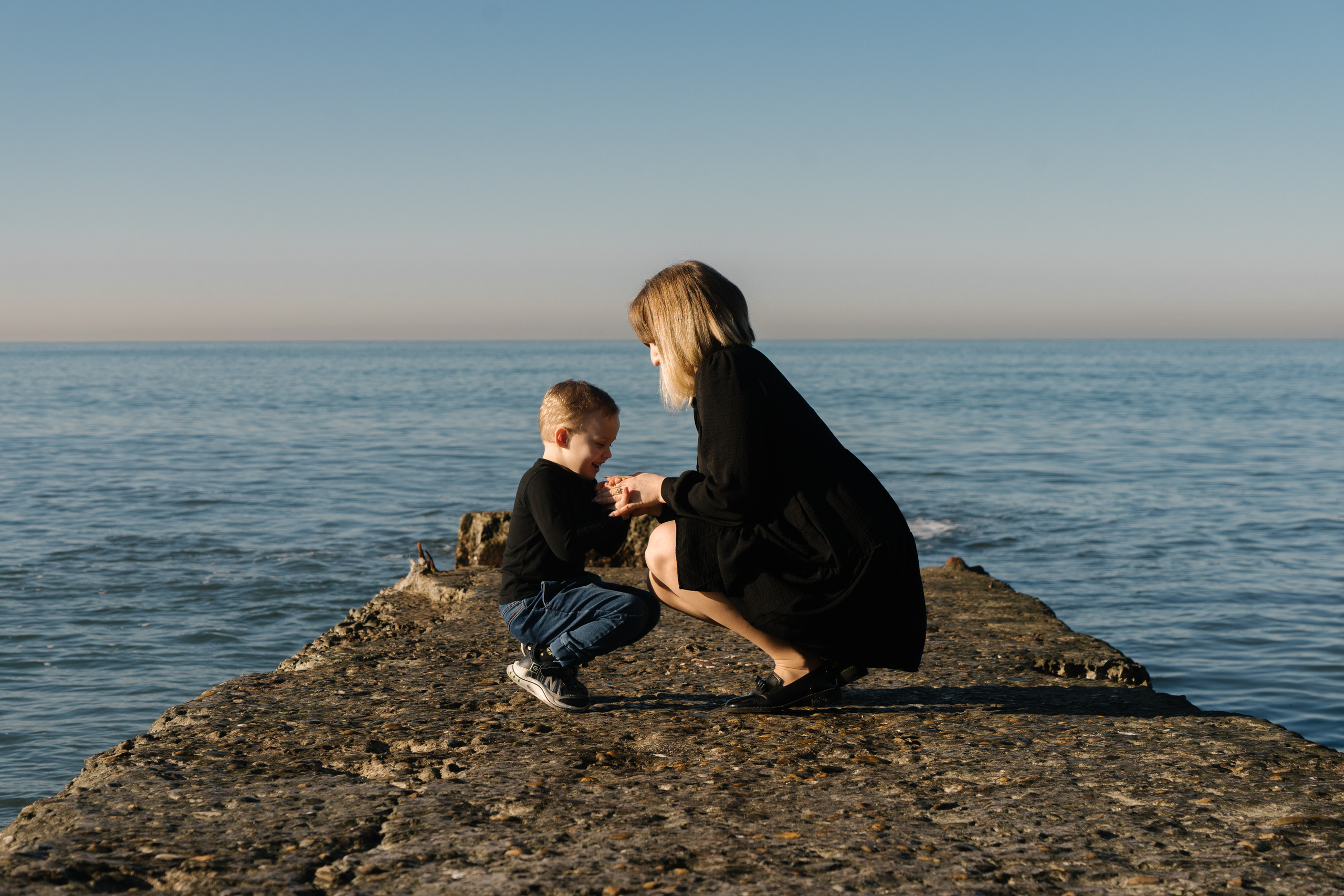 Семейная фотосессия на море. Фотограф в Сочи Тиунова Маргарита и Тиунов Евгений