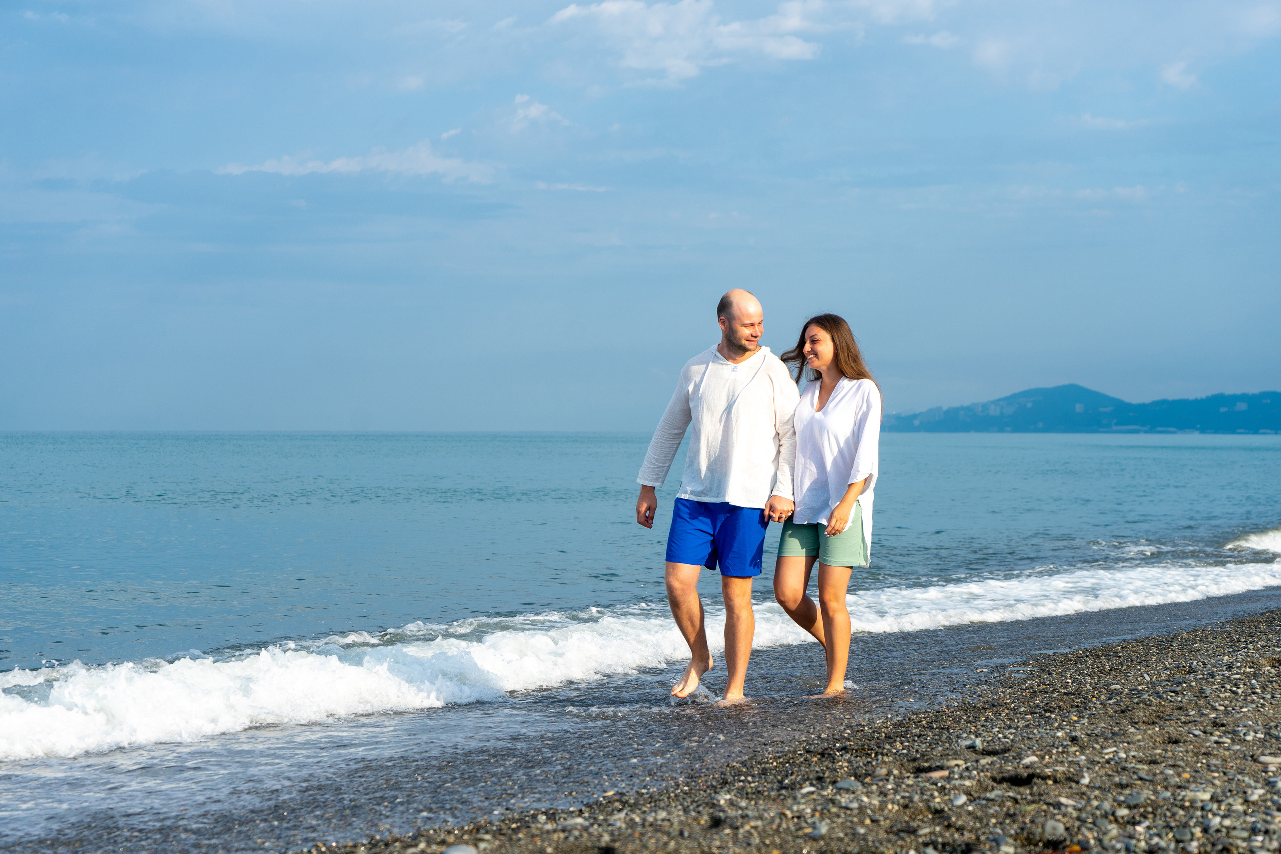 Красивая фотосессия пары. Фотограф в Сочи Тиунова Маргарита и Тиунов Евгений