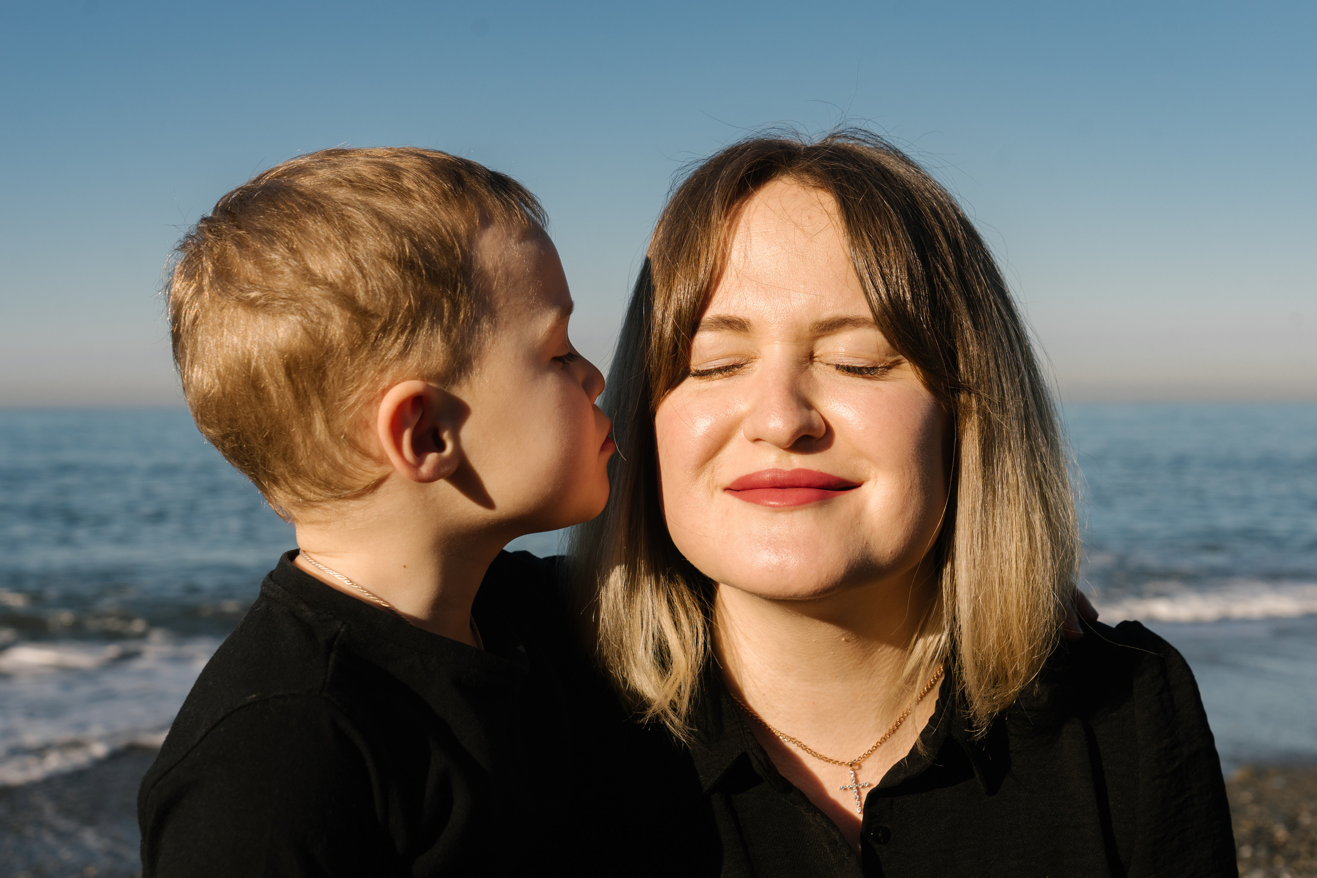 Семейная фотосессия на море. Фотограф в Сочи Тиунова Маргарита и Тиунов Евгений