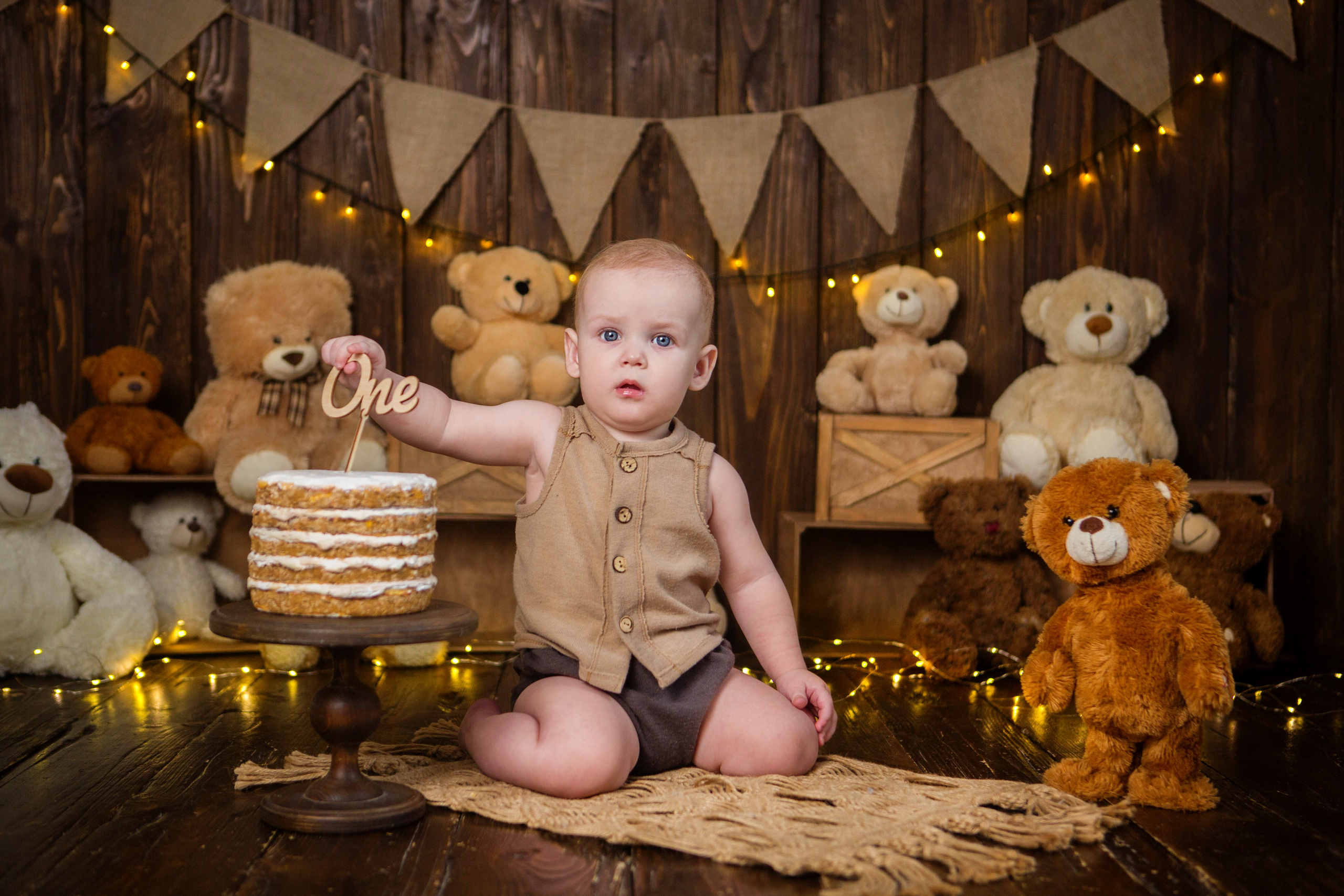 Макар, 1 год. Фотостудия «Антураж». Свадебный семейный и детский фотограф в Краснодаре Карина Федоровская