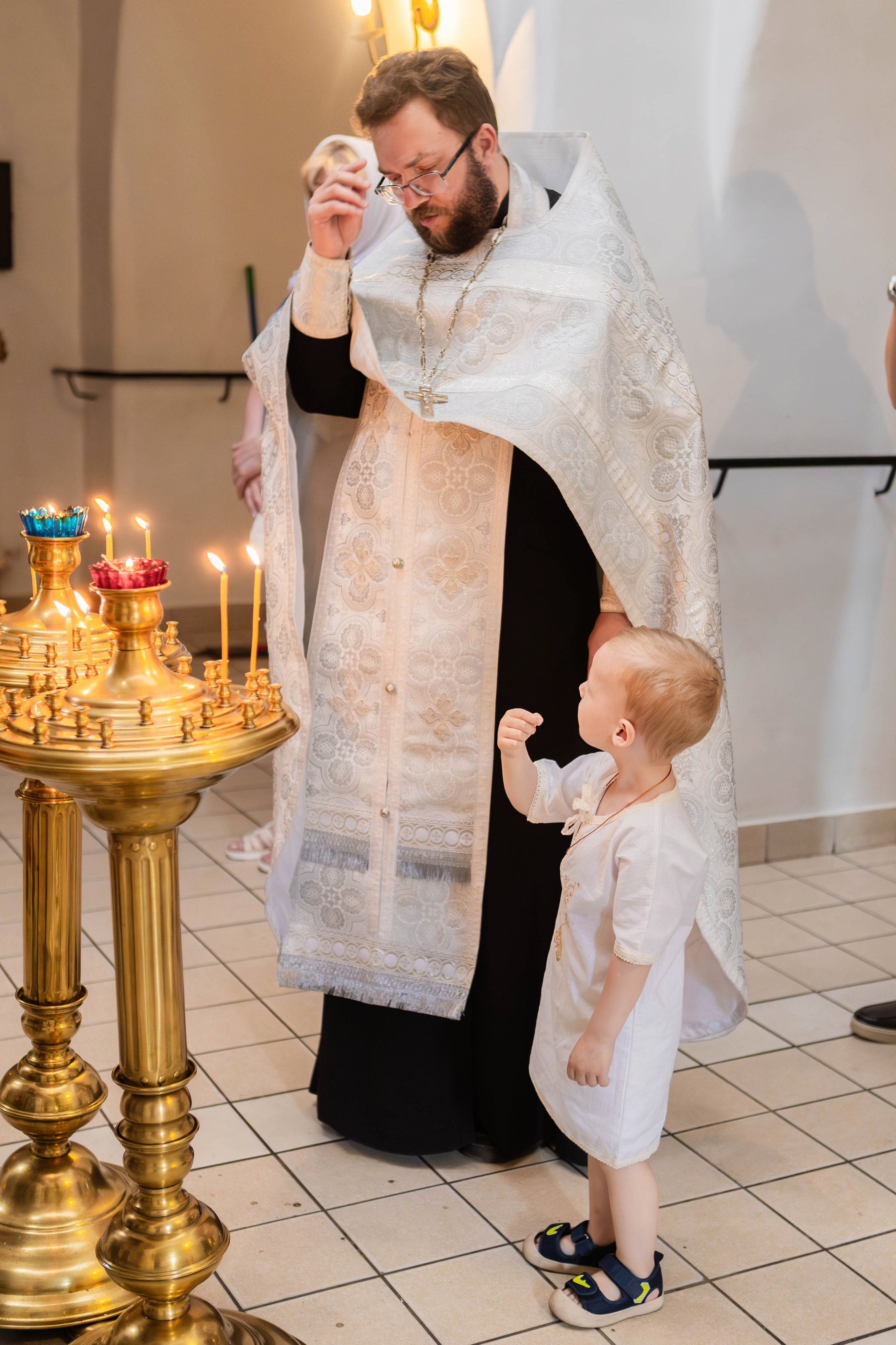 Крещение Владислава. Храм Воскресения Христова (Памирская). Свадебный семейный и детский фотограф в Краснодаре Карина Федоровская