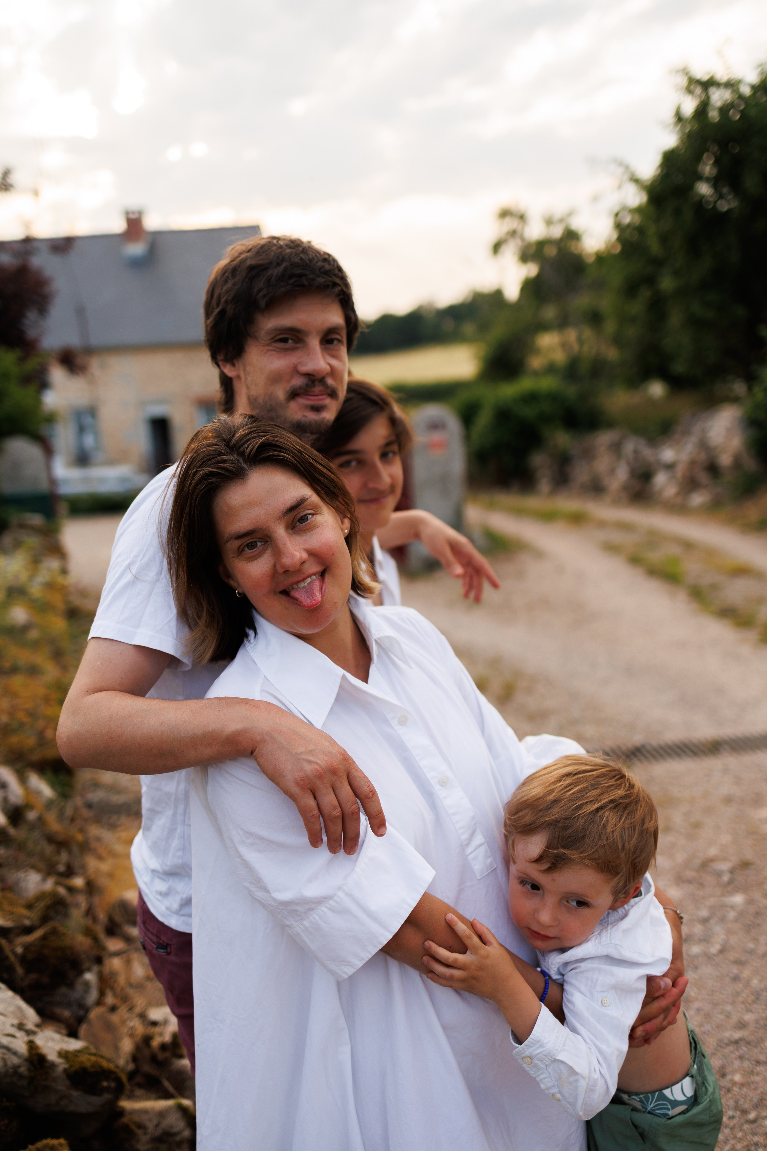 Марианна +Оливье +Габриэль + Георгий. Семейный и детский фотограф в Королёве Шарутина Лидия