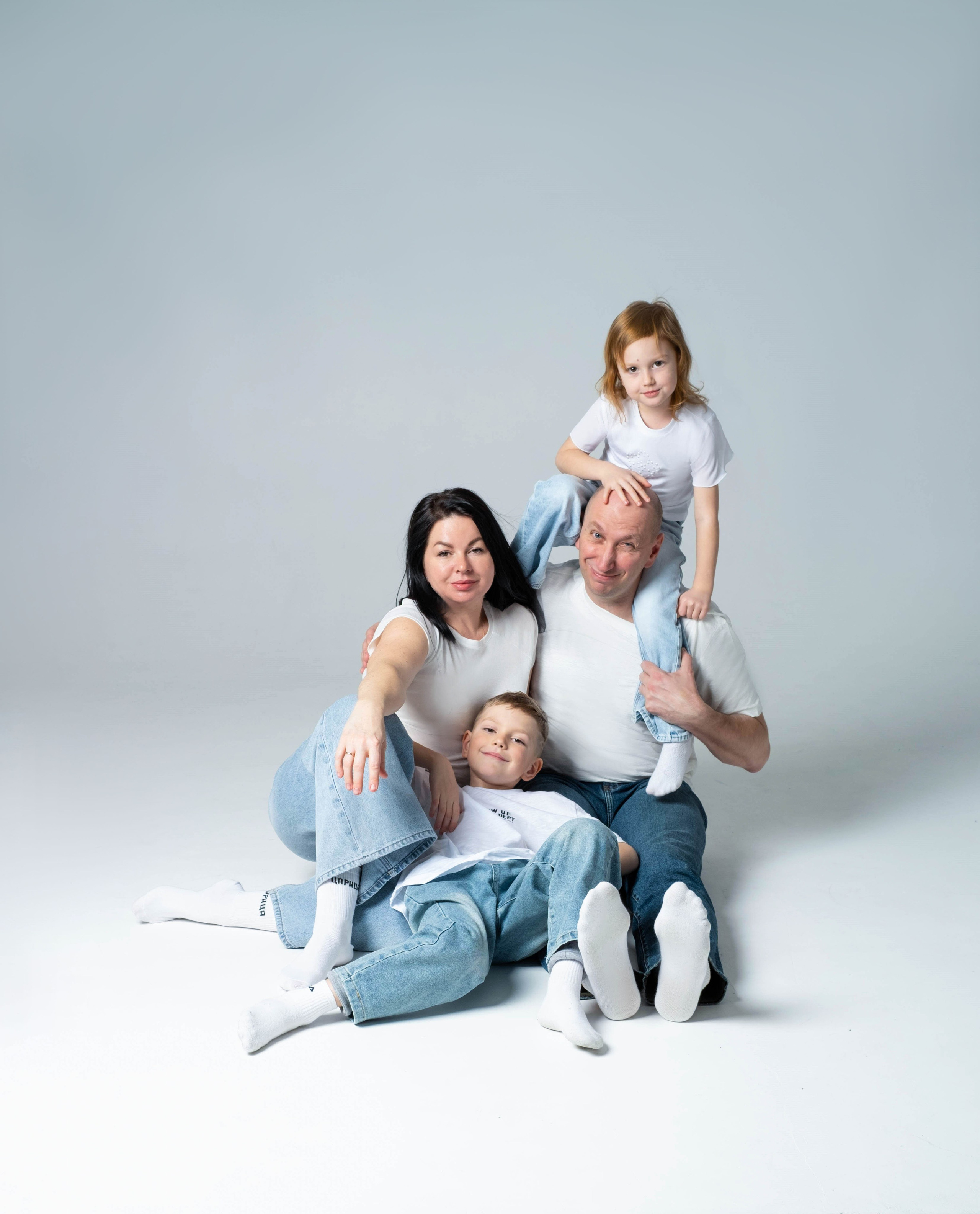 Семья Васютиных. Студийный, портретный, семейный фотограф Южно-Сахалинска Яна Радаева