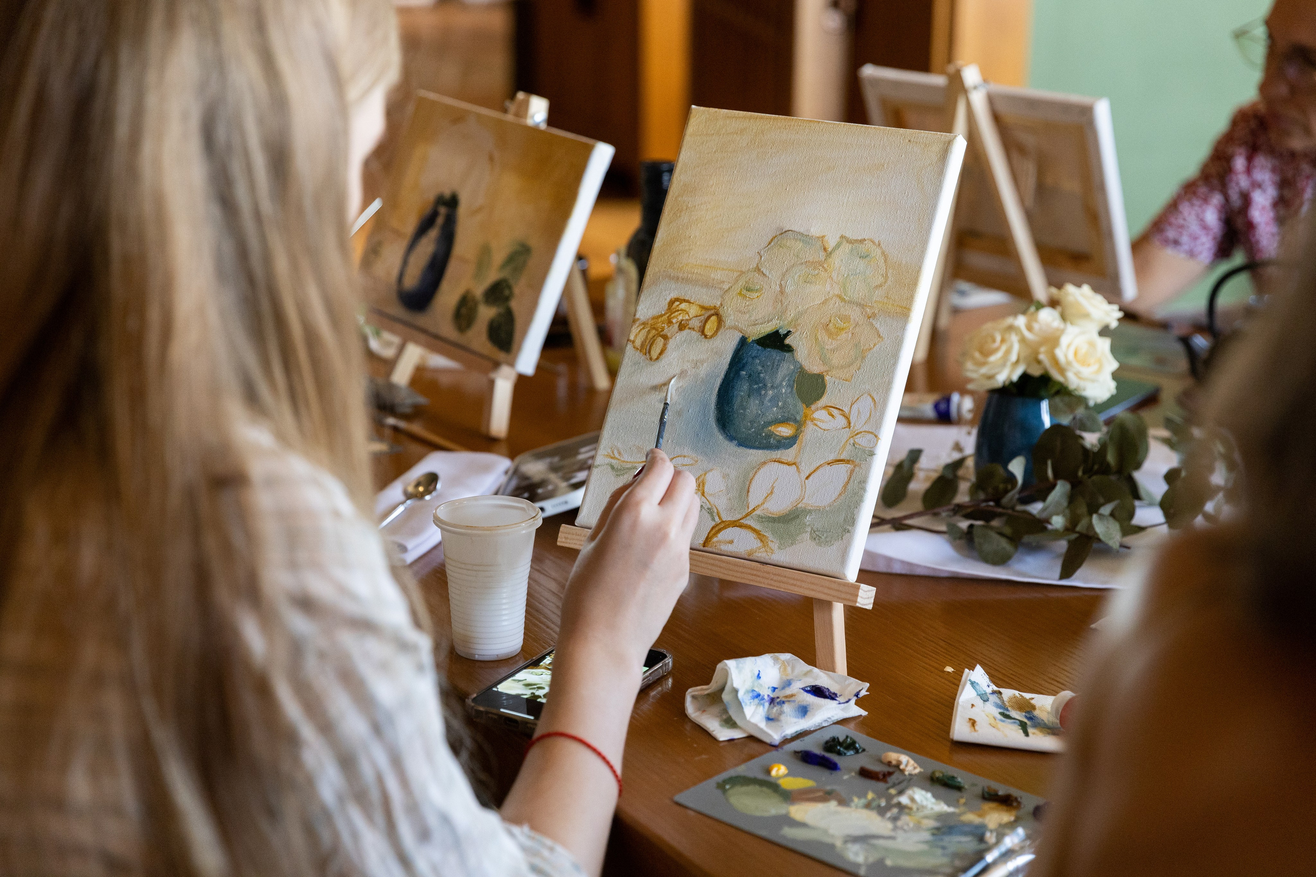 МАСТЕР-КЛАСС ПО ЖИВОПИСИ МАСЛОМ. Фотограф в Сочи Екатерина Потапова