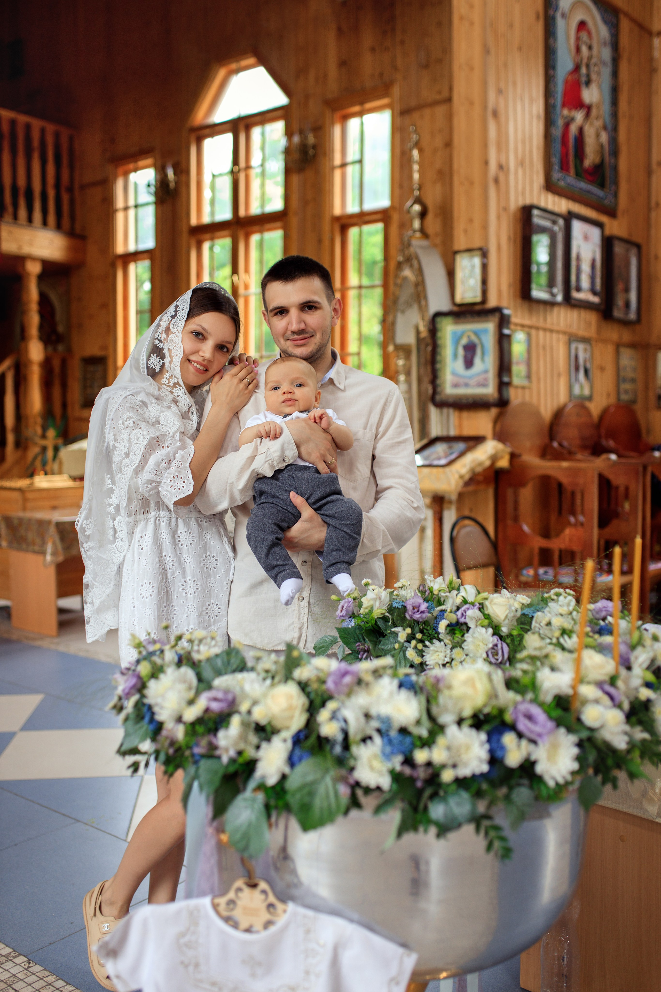 Таинство Крещения. Семейный фотограф Россошь Алла Ктеянц