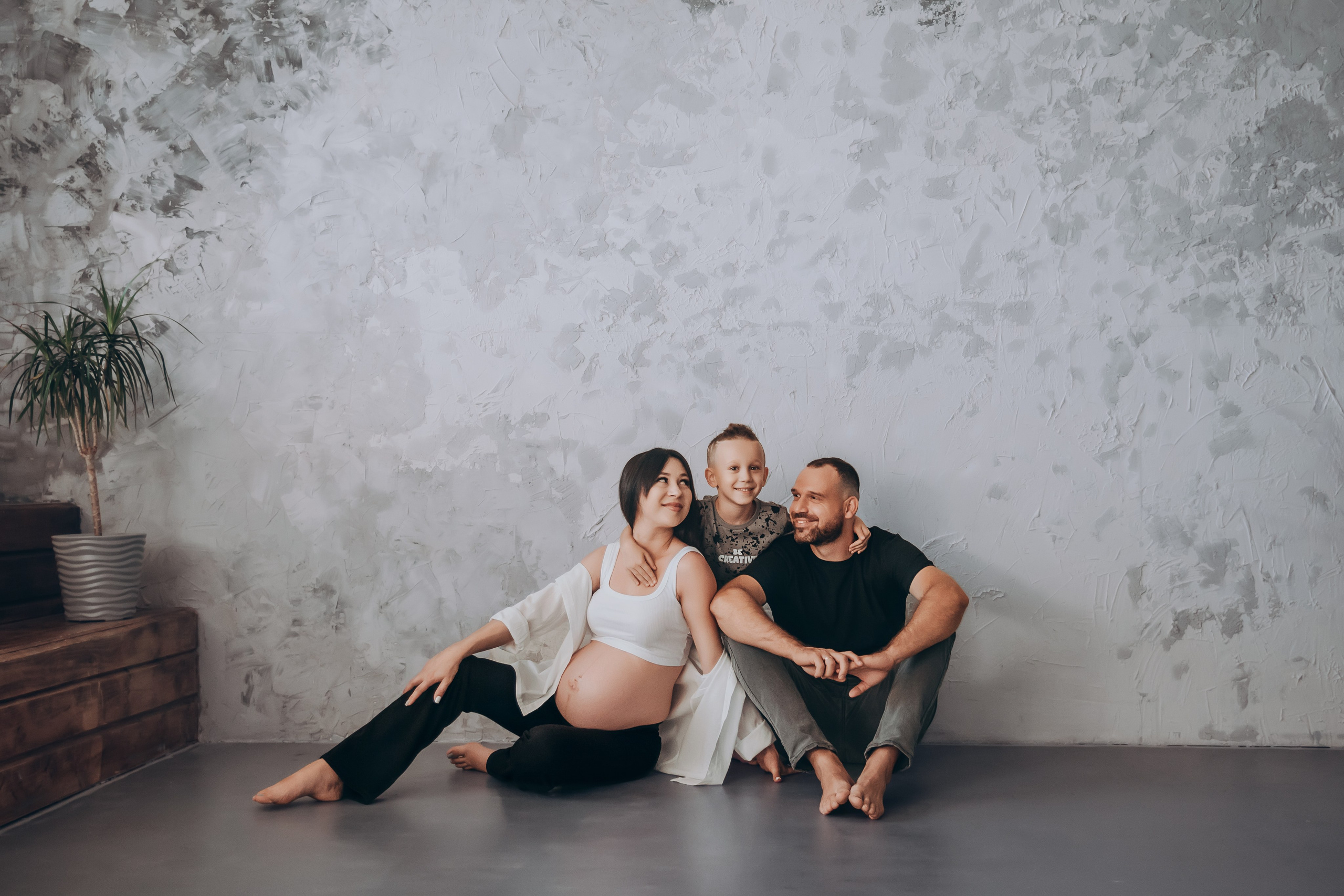 Фотосессия беременности Юля с семьей. Семейный и детский фотограф Кущ Наташа