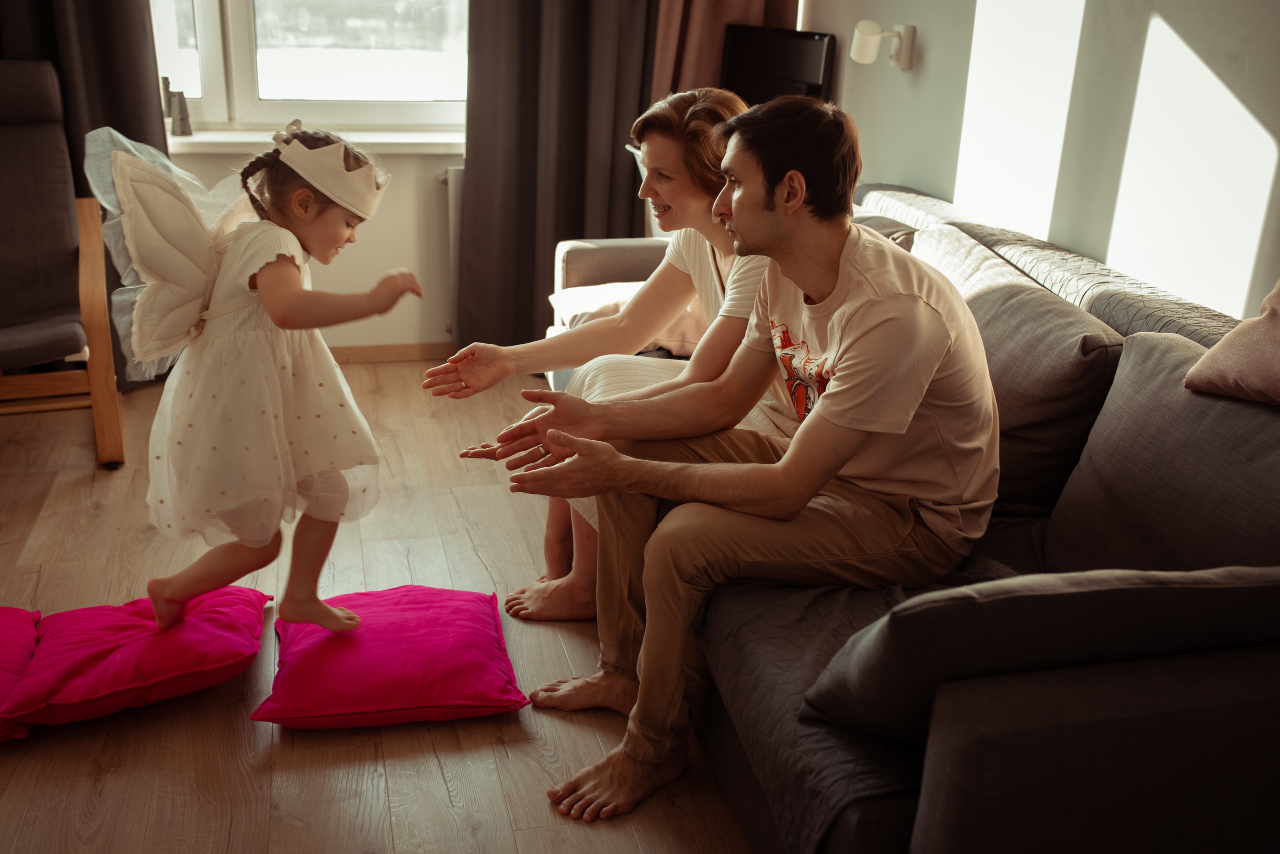 Александра, Максим, Евгений и Ксюша. Семейный и детский фотограф в Москве Дорогова Екатерина