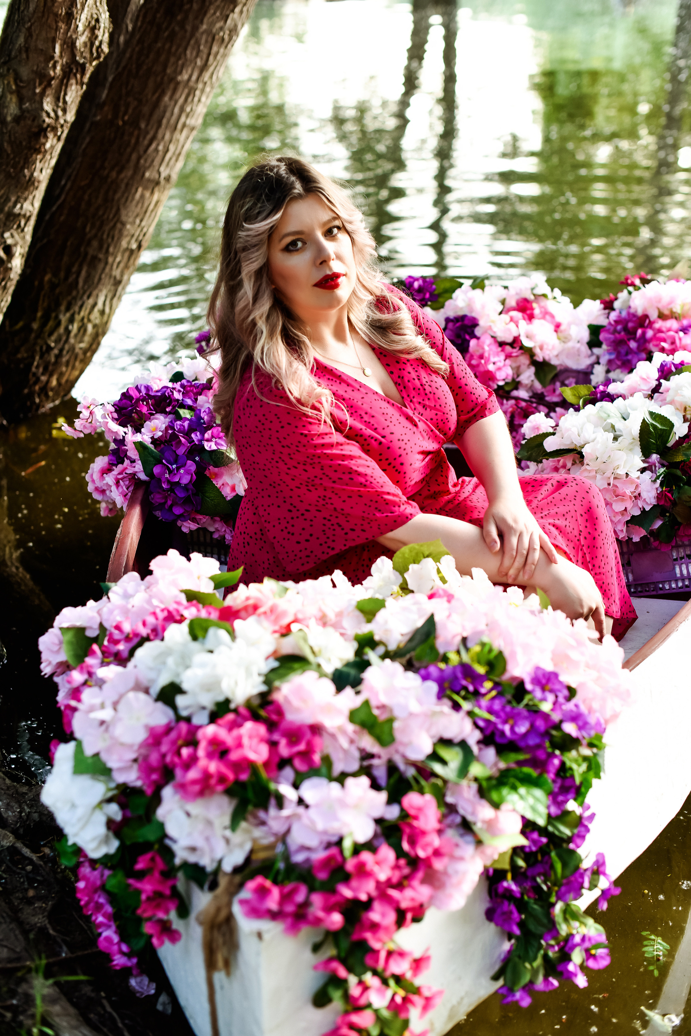 Фотосессия с лодкой