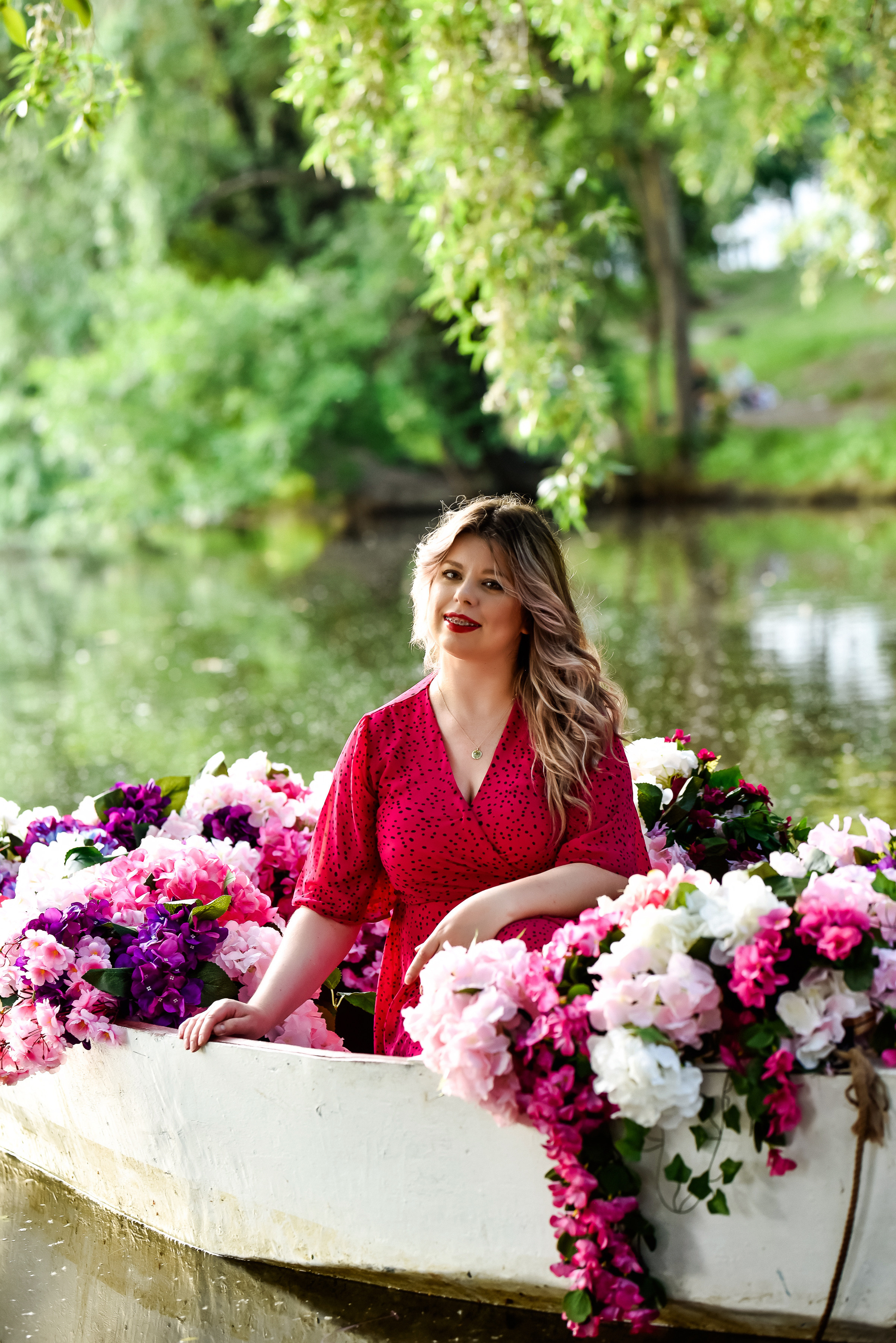 Фотосессия с лодкой