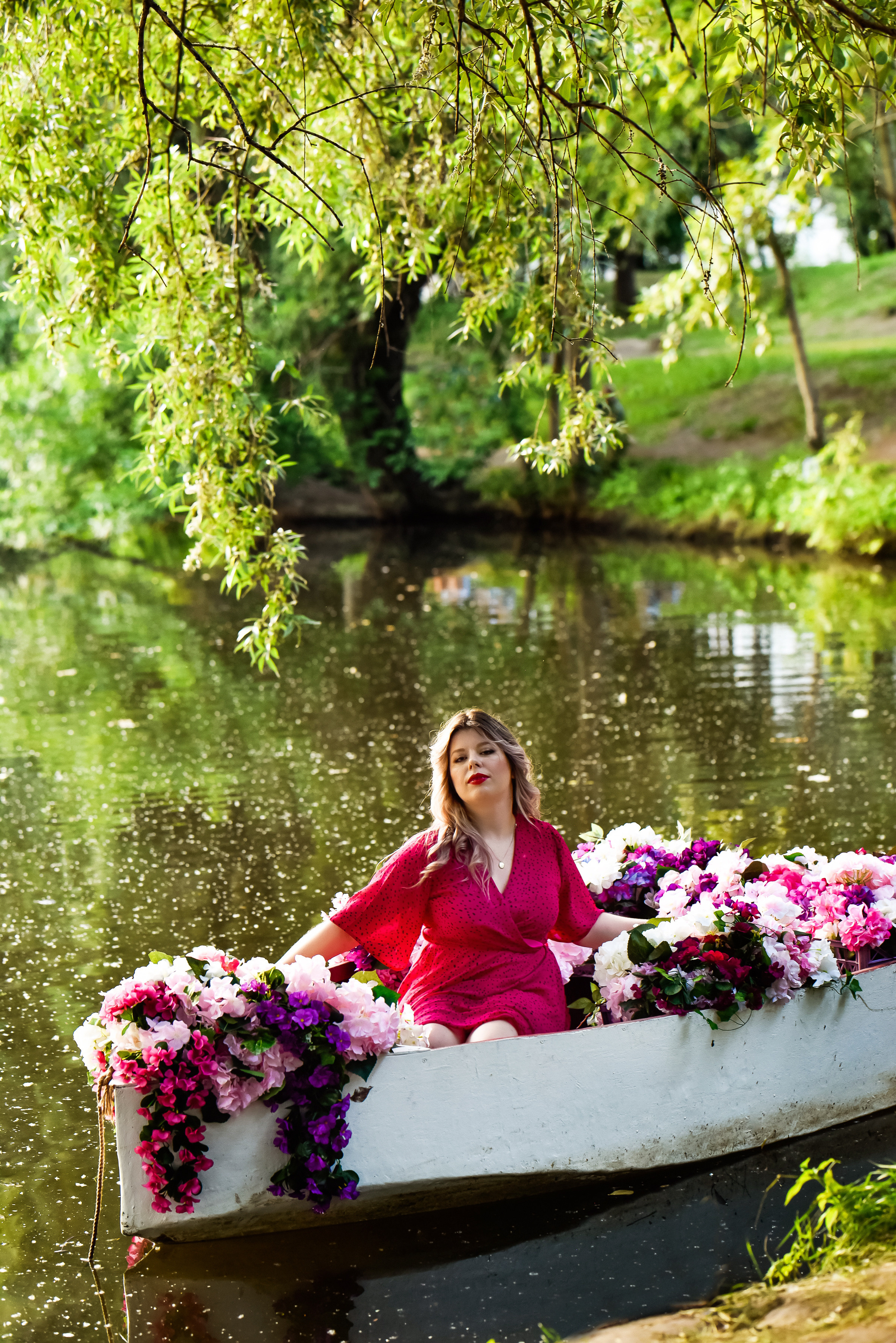 Фотосессия с лодкой