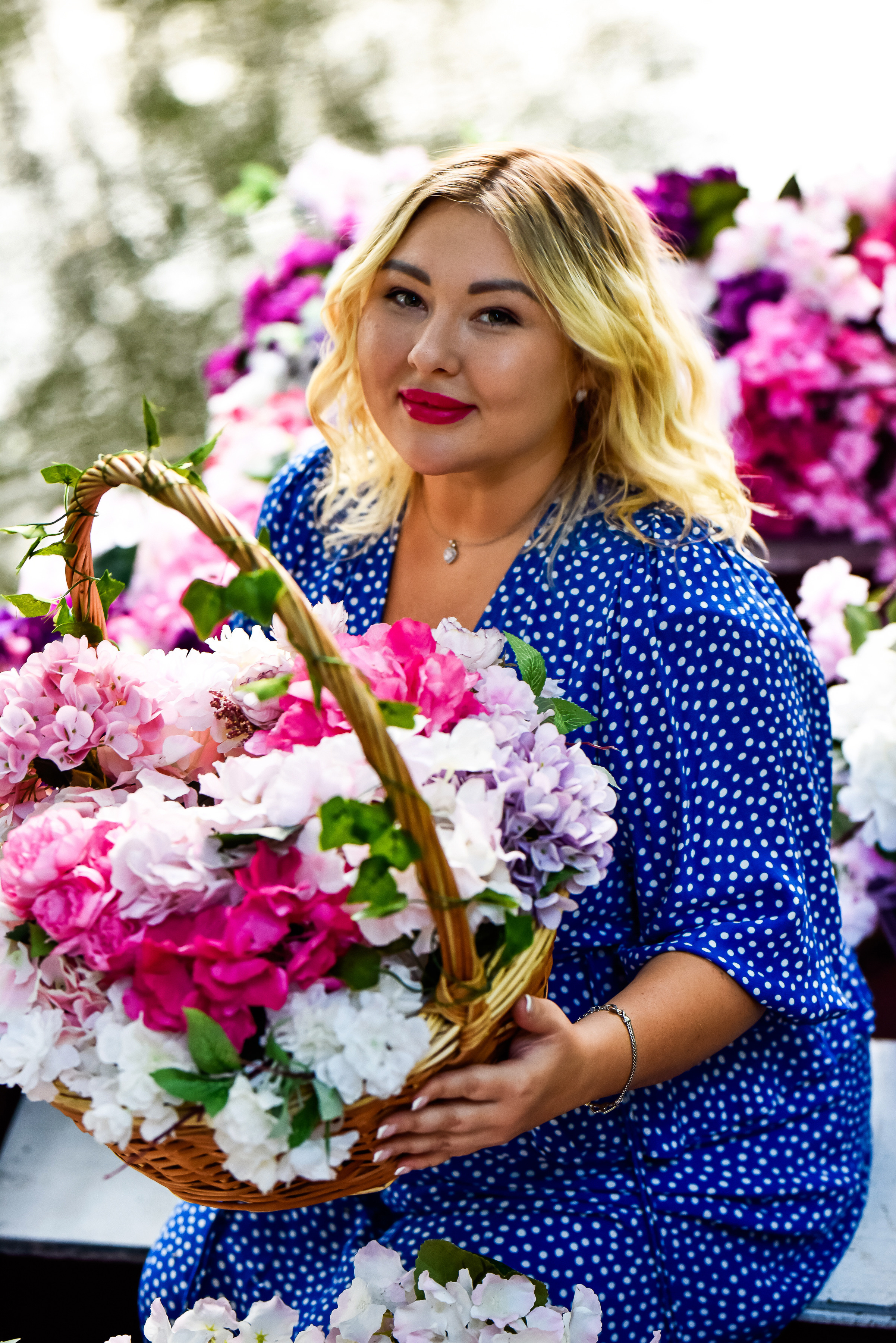 Фотосессия с лодкой Оля