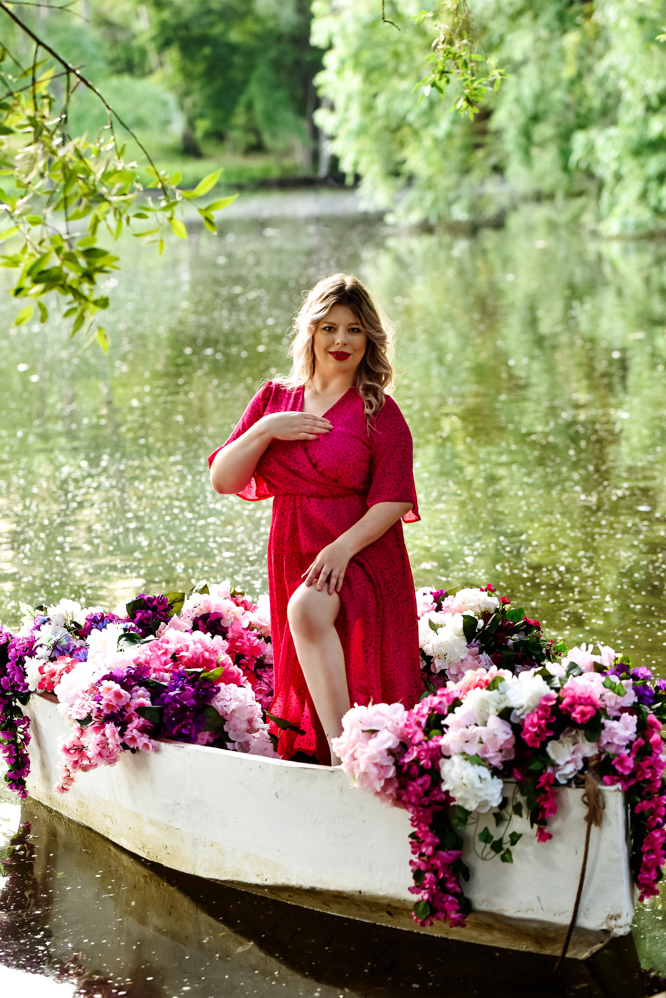 Фотосессия с лодкой