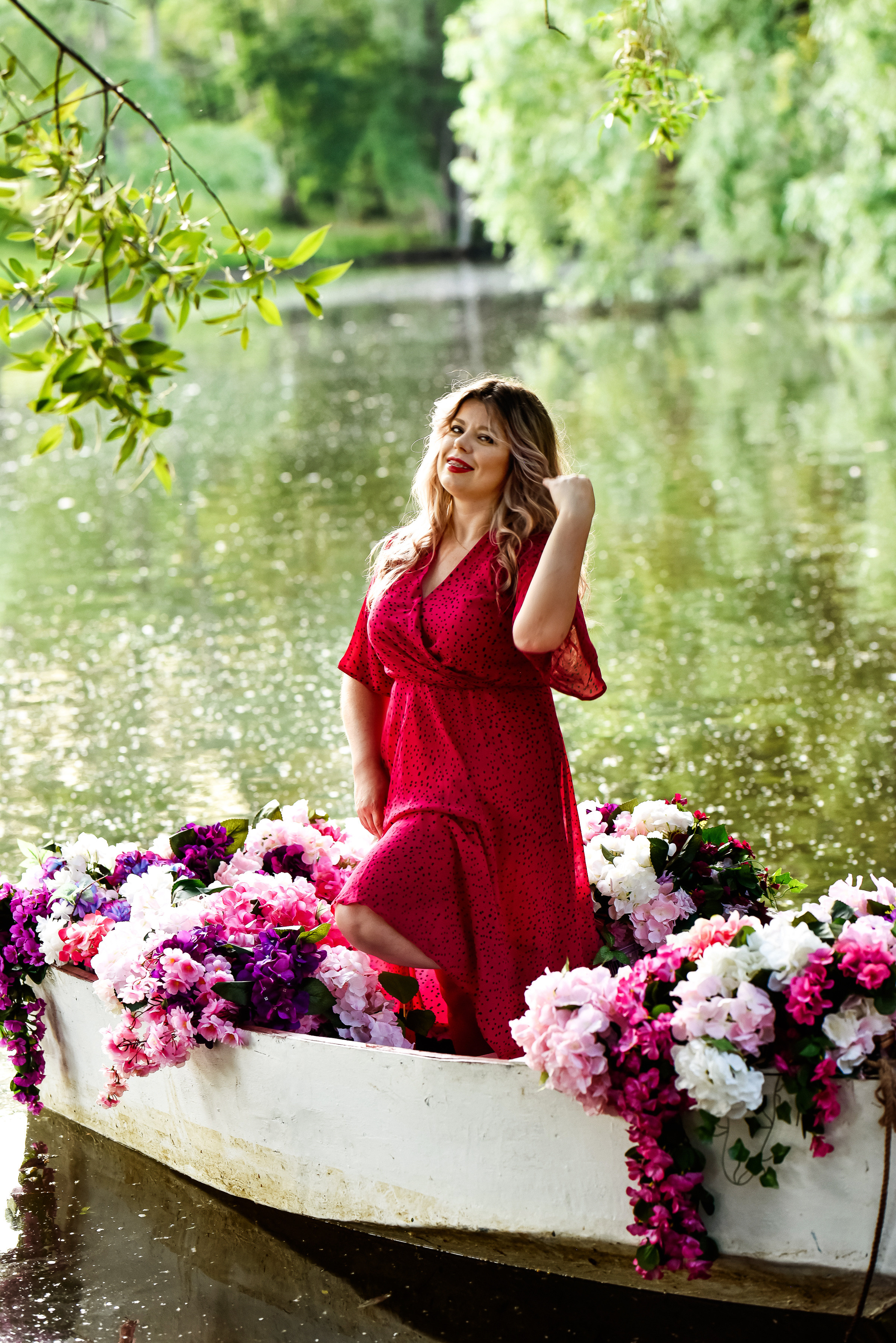 Фотосессия с лодкой