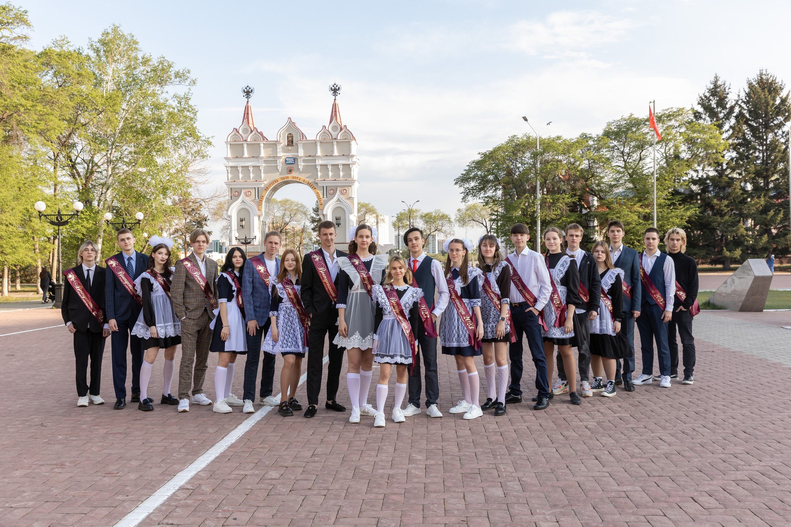 Выездная съёмка «Последний звонок». Семейный, детский, школьный фотограф в Благовещенске Яна Белоусова