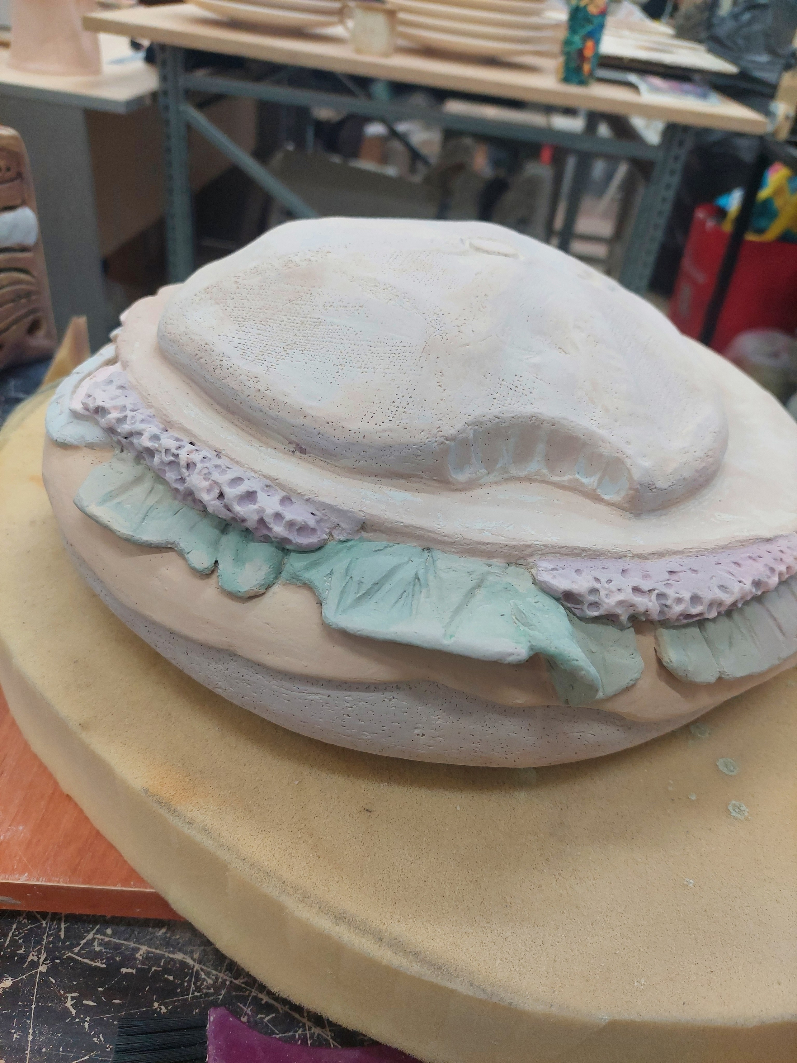 Что остается за кадром, или процесс работы керамиста. Керамика с историей. Елена Рогалёва