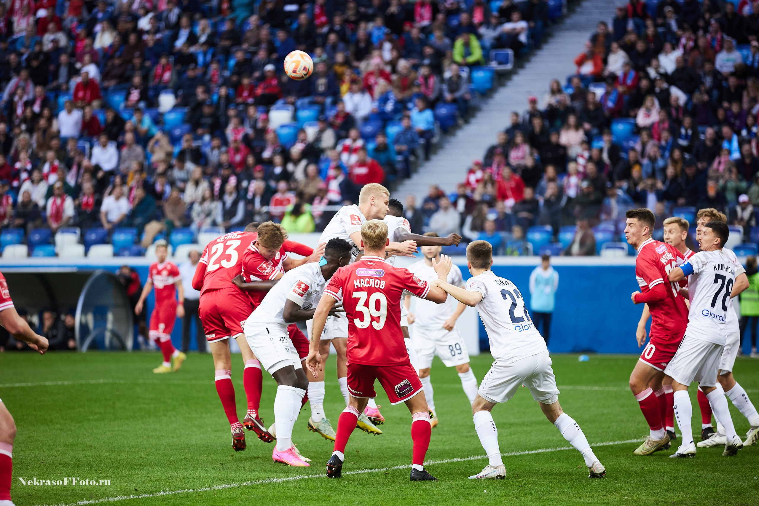 РПЛ ФК Пари НН- ФК Спартак. Спортивный фотограф Некрасов Денис