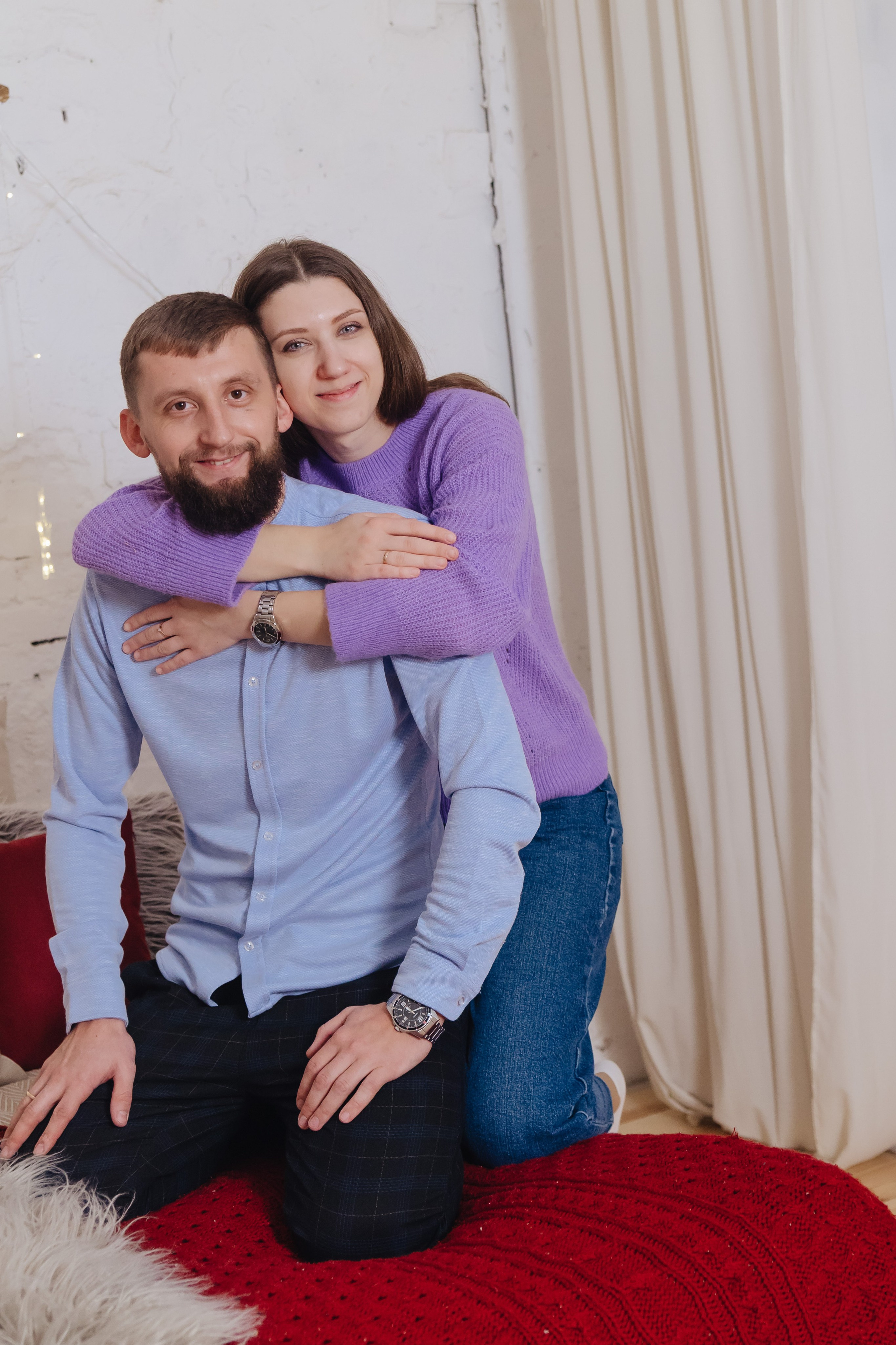 Новогодняя фотосессия в студии. Свадебный, семейный фотограф, контент съёмка. Екатеринбург. Елена Граф