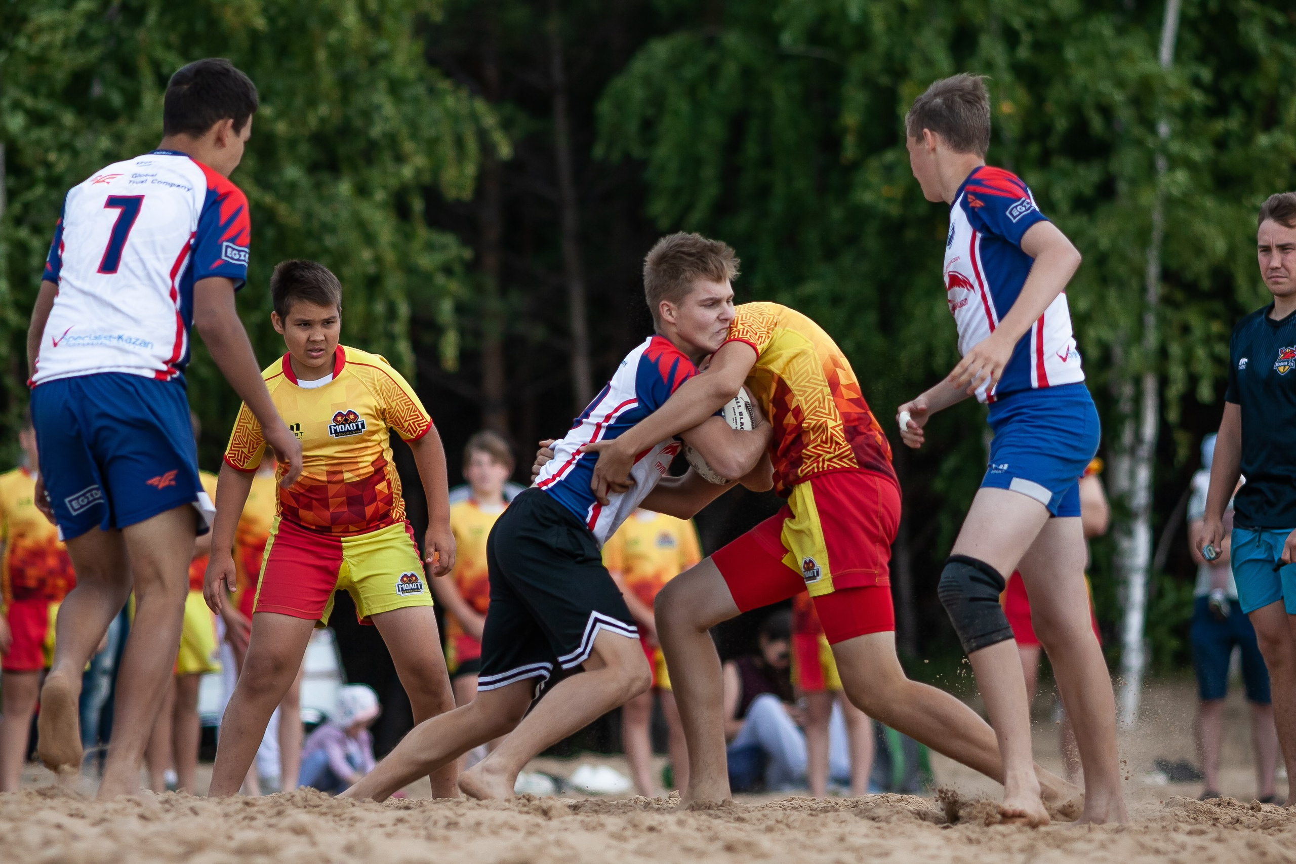«Кубок «Молота» по пляжному Регби. Фотография