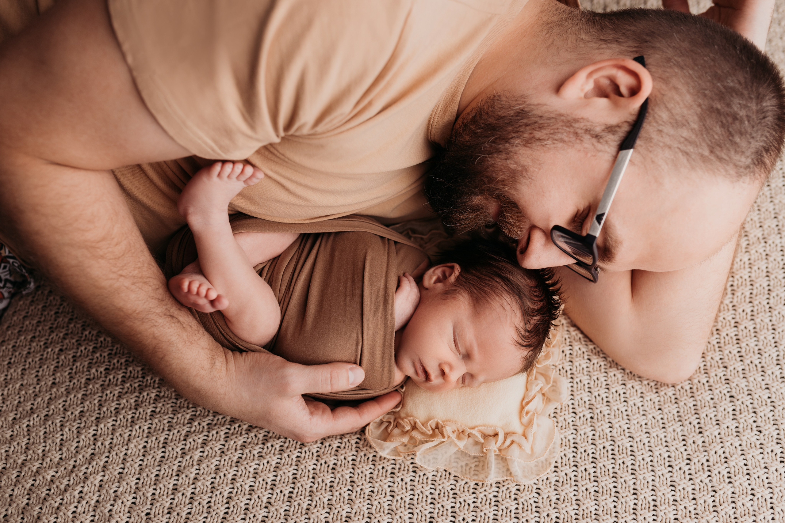 Фотосессия новорожденного в БОХО стиле. Фотограф новорожденных в г. Барнаул Ренпенинг Катерина