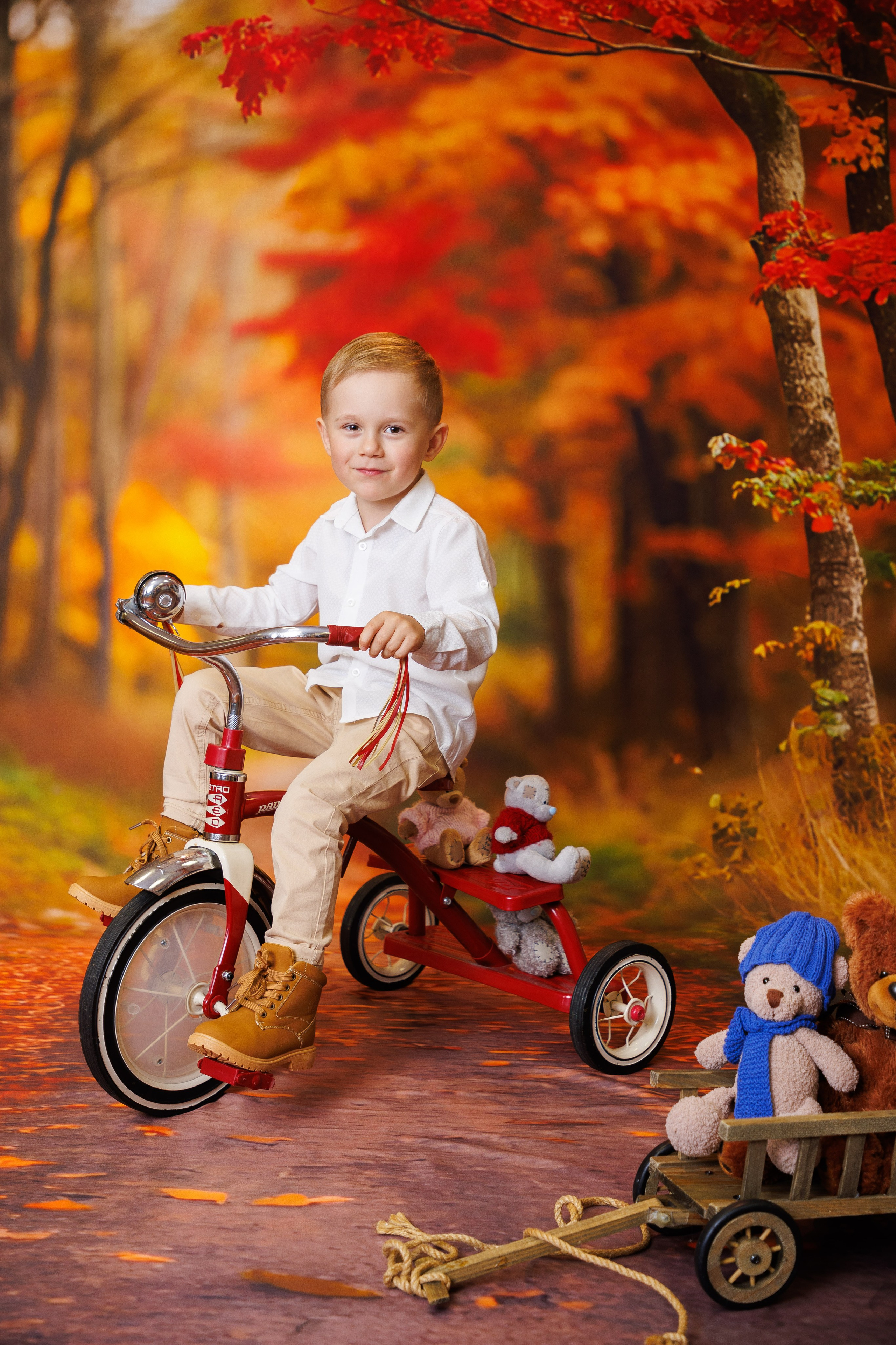 Велосипед. Детская фотостудия Москва