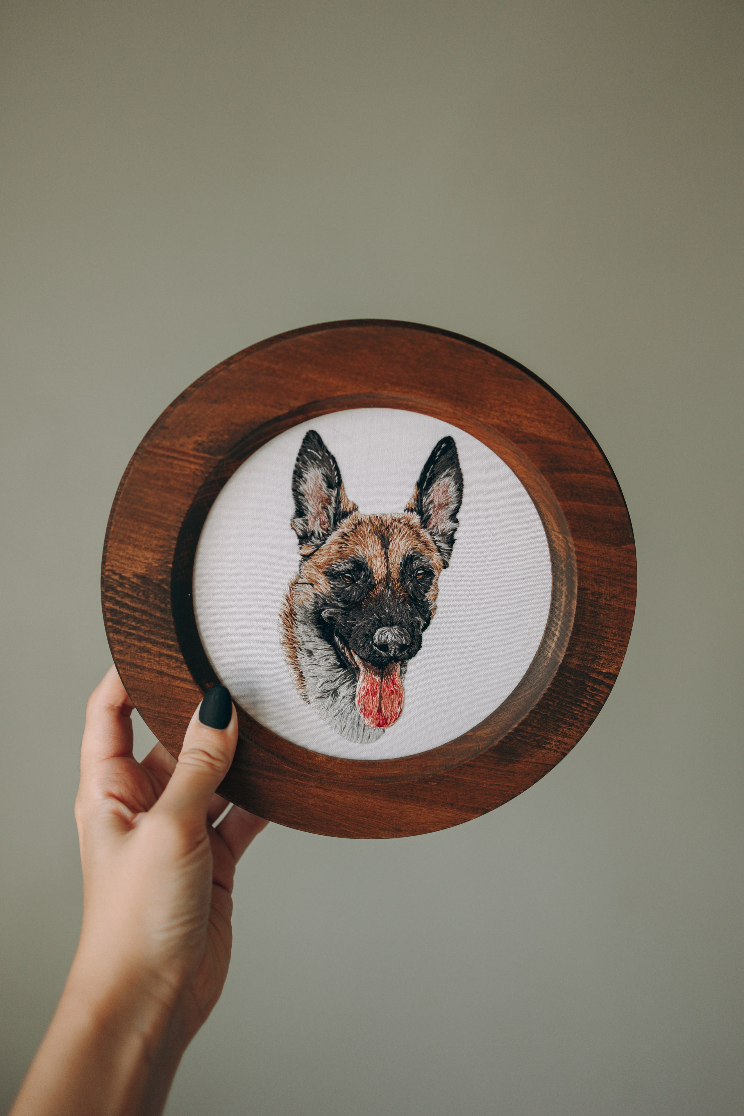 Портфолио. Портретная вышивка питомцев